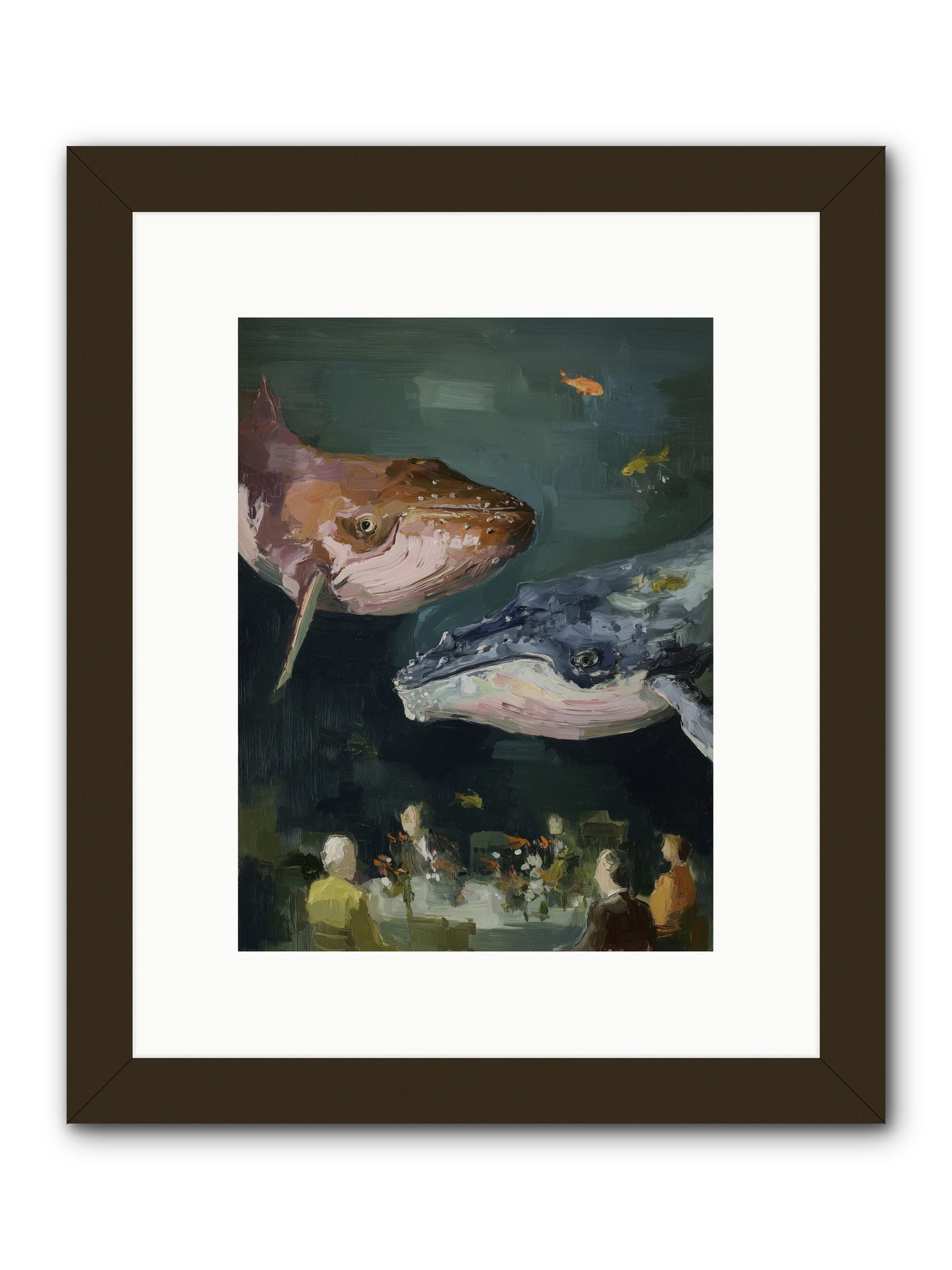 Chase the Light -- Framed Print - Black 9x12