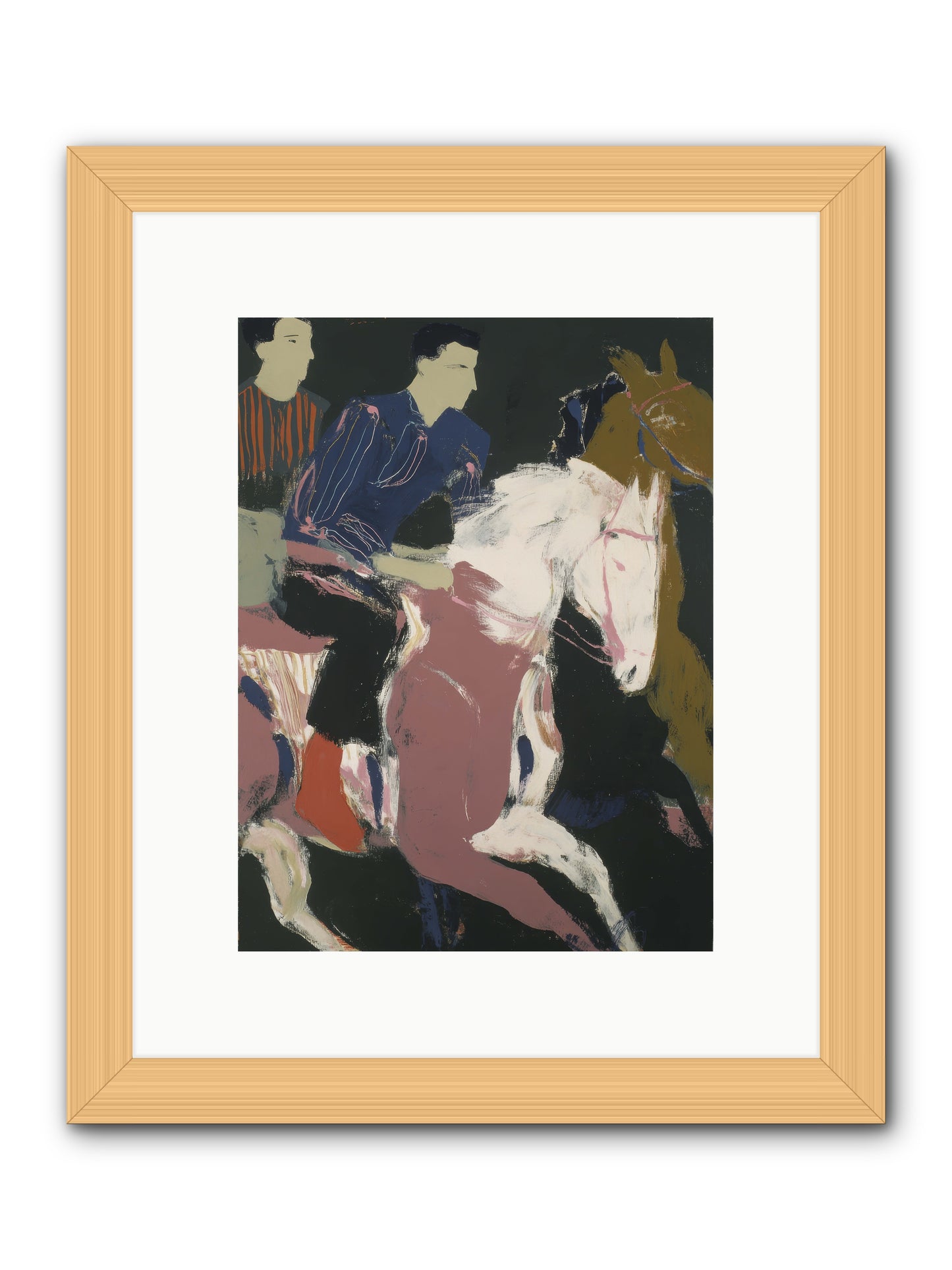 Chasing Disappeared Horizons -- Framed Print - Natural 9x12