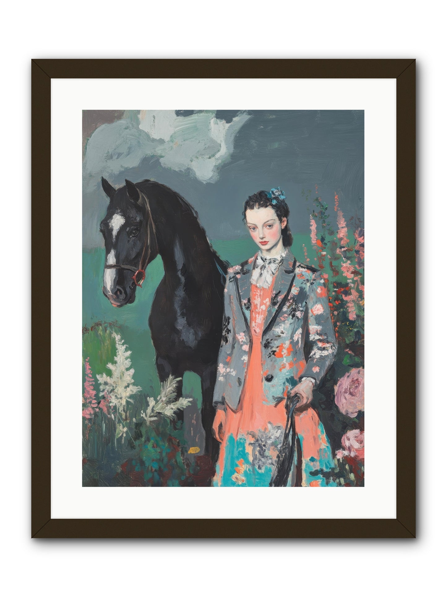 Chasing Rainbows -- Framed Print - Black 18x24