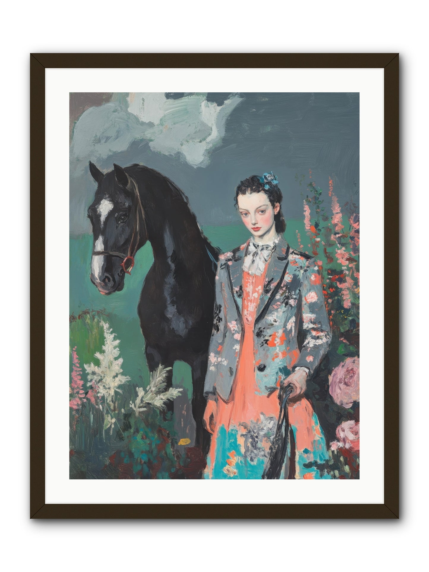 Chasing Rainbows -- Framed Print - Black 24x32