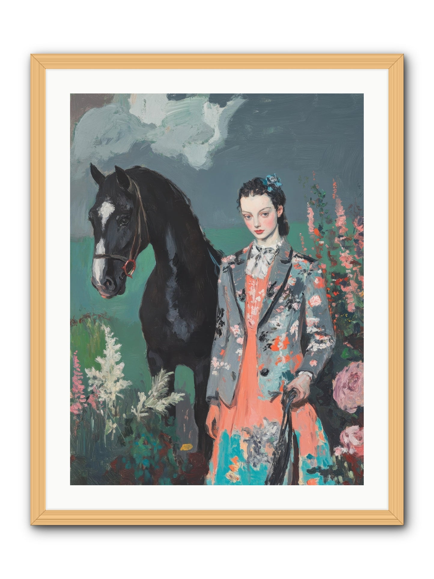 Chasing Rainbows -- Framed Print - Natural 24x32