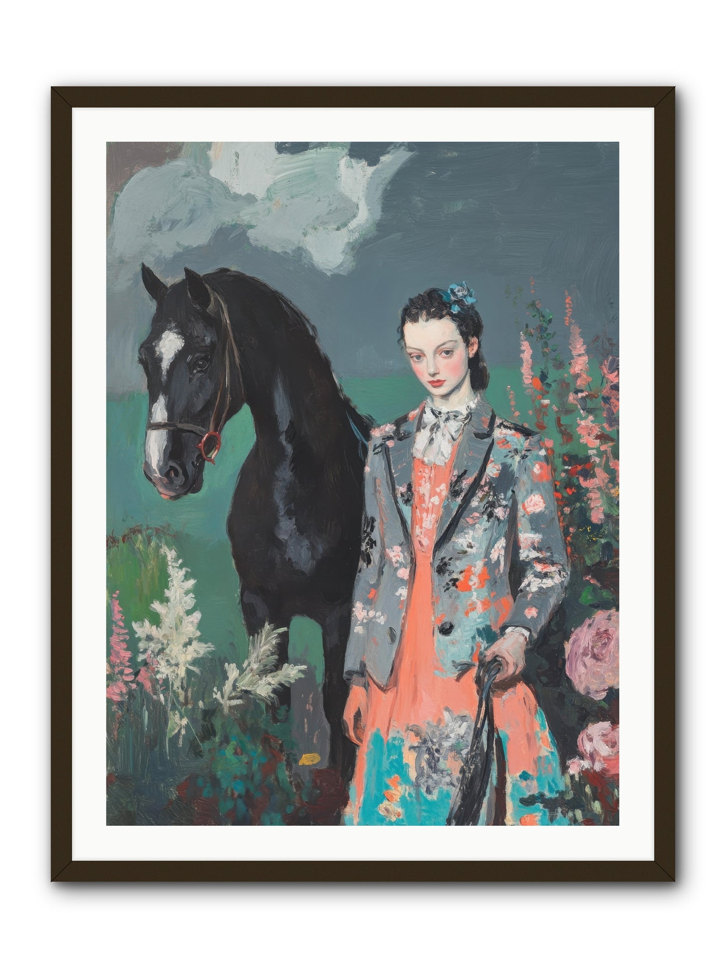 Chasing Rainbows -- Framed Print - Black 30x40