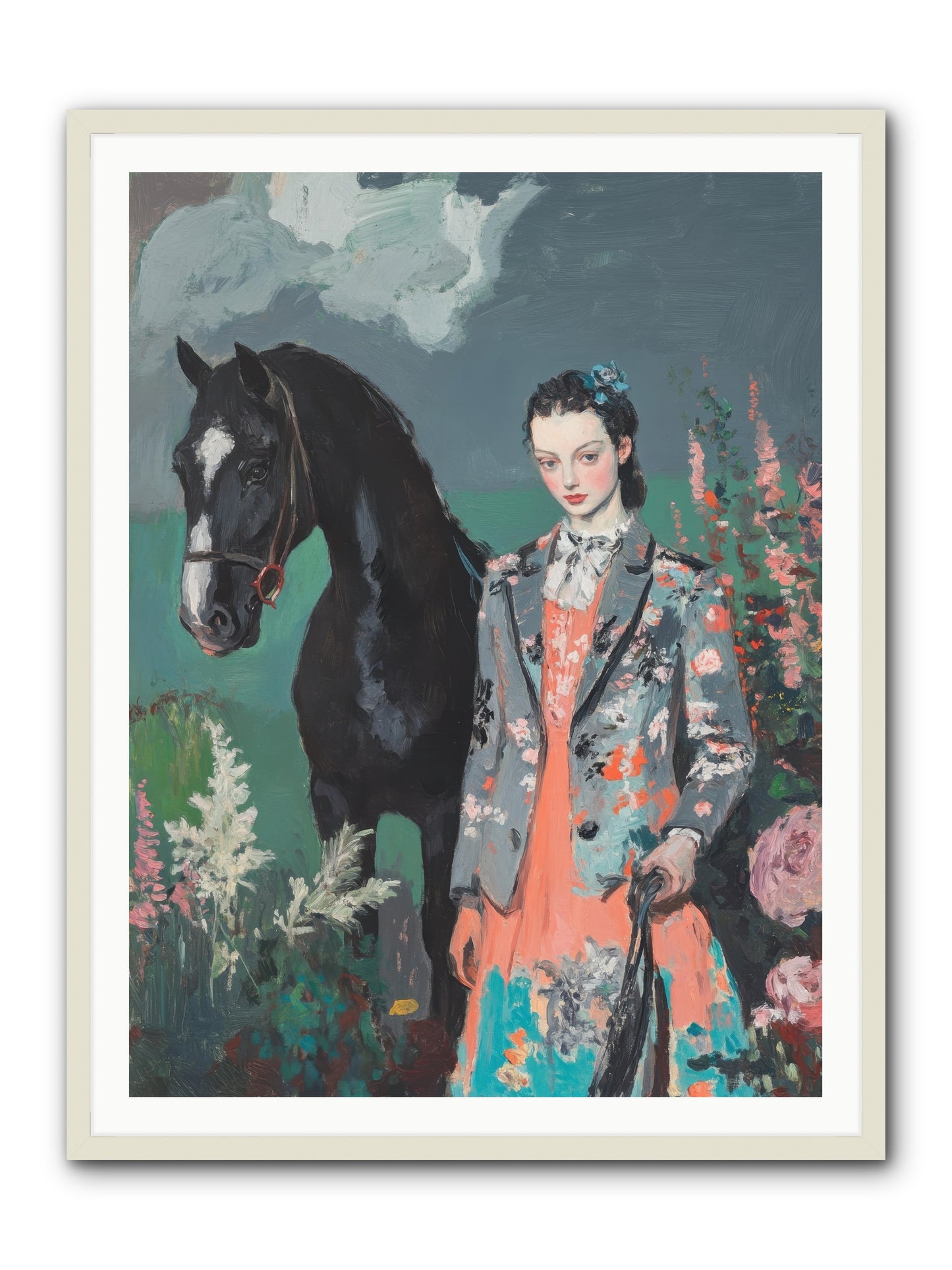 Chasing Rainbows -- Framed Print - White 36x48