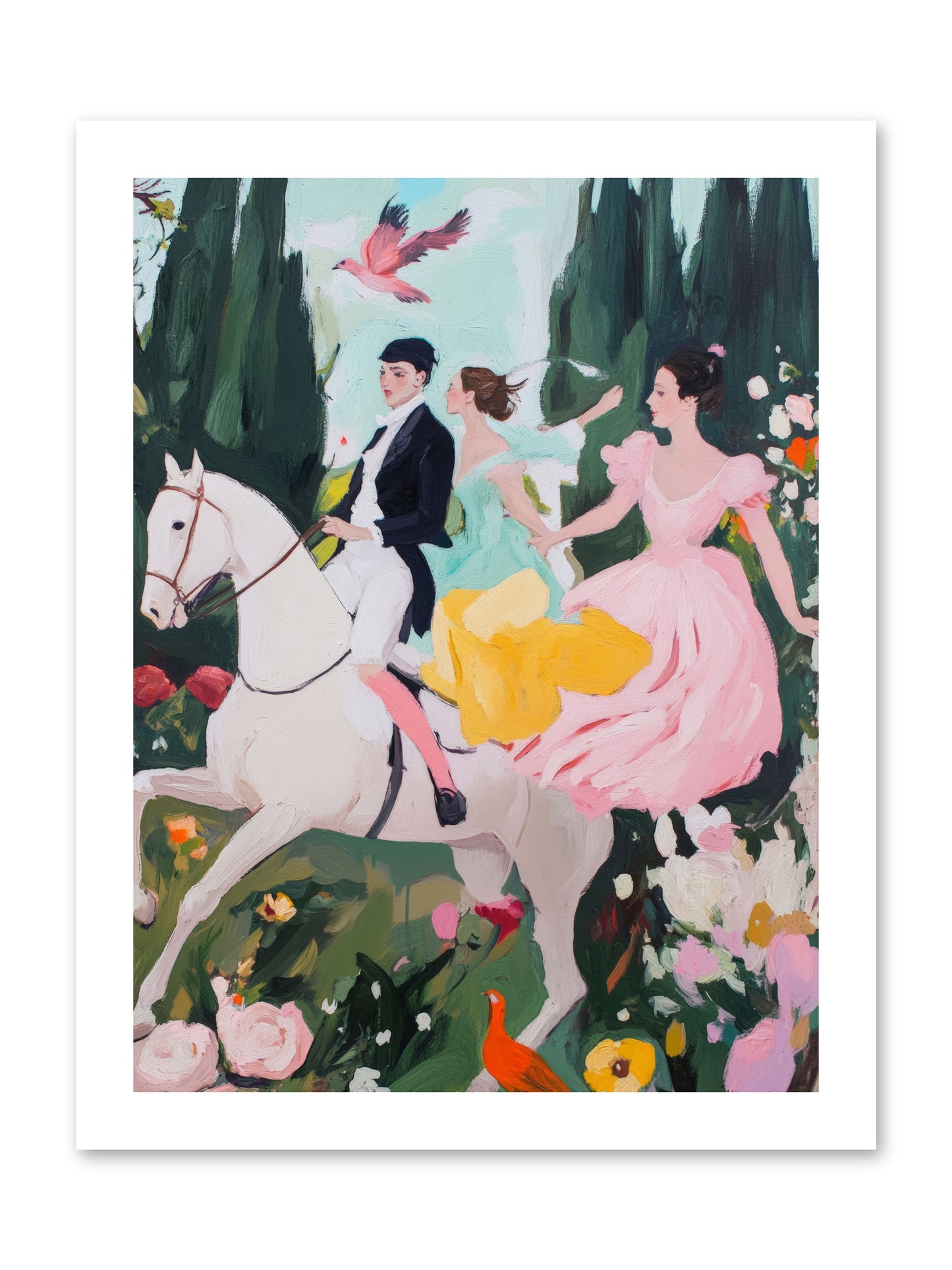 Chasing Wild Hedges No.1 Rez2 -- Loose Canvas Print 12x16