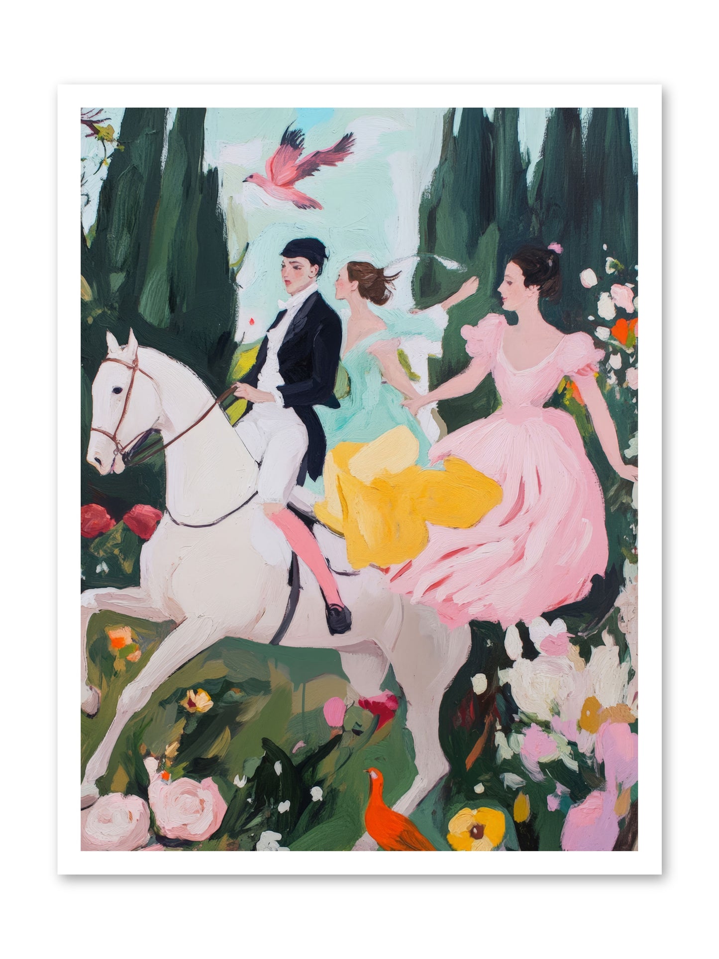 Chasing Wild Hedges No.1 Rez2 -- Loose Canvas Print 24x32