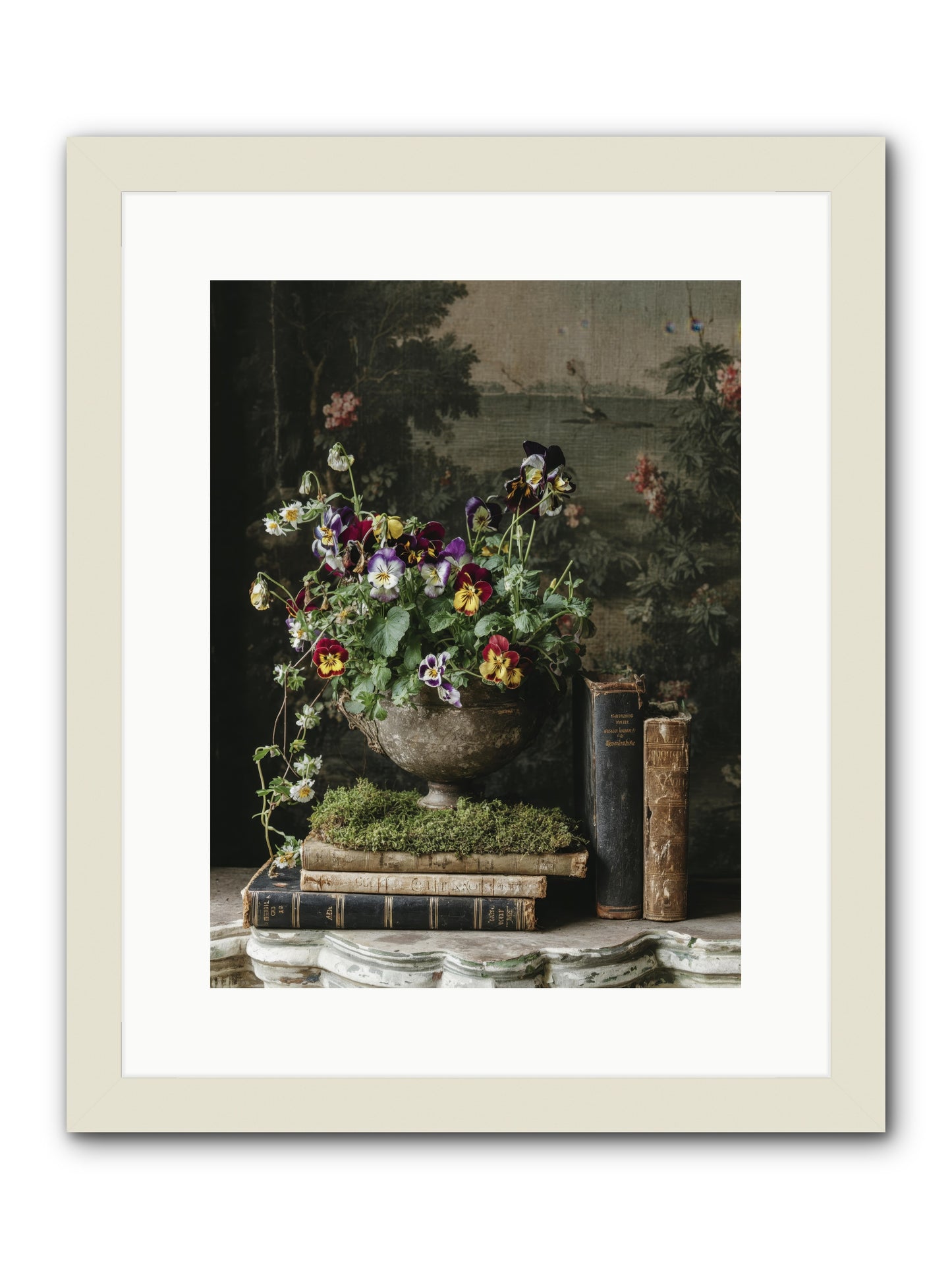 Chasing summer -- Framed Print - White 12x16