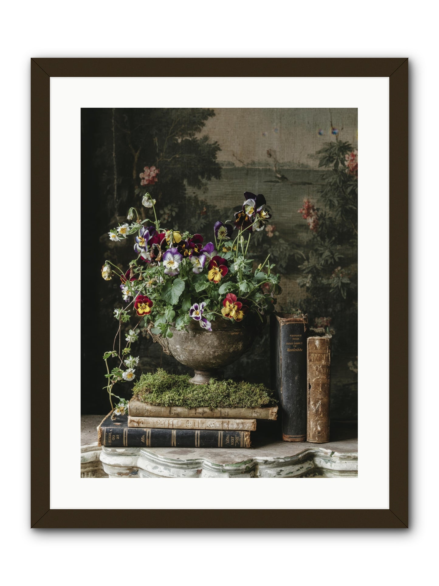 Chasing summer -- Framed Print - Black 18x24