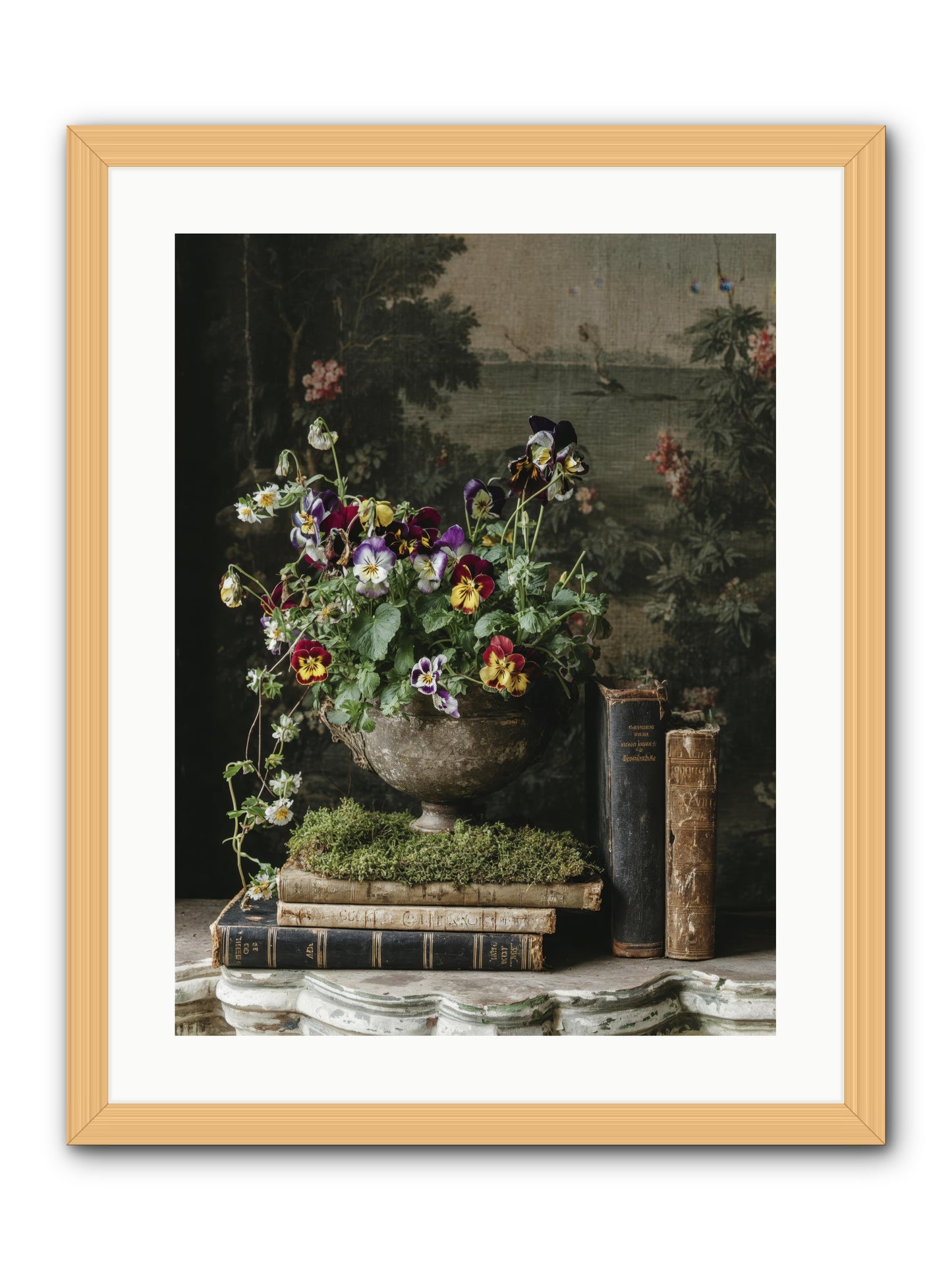 Chasing summer -- Framed Print - Natural 18x24