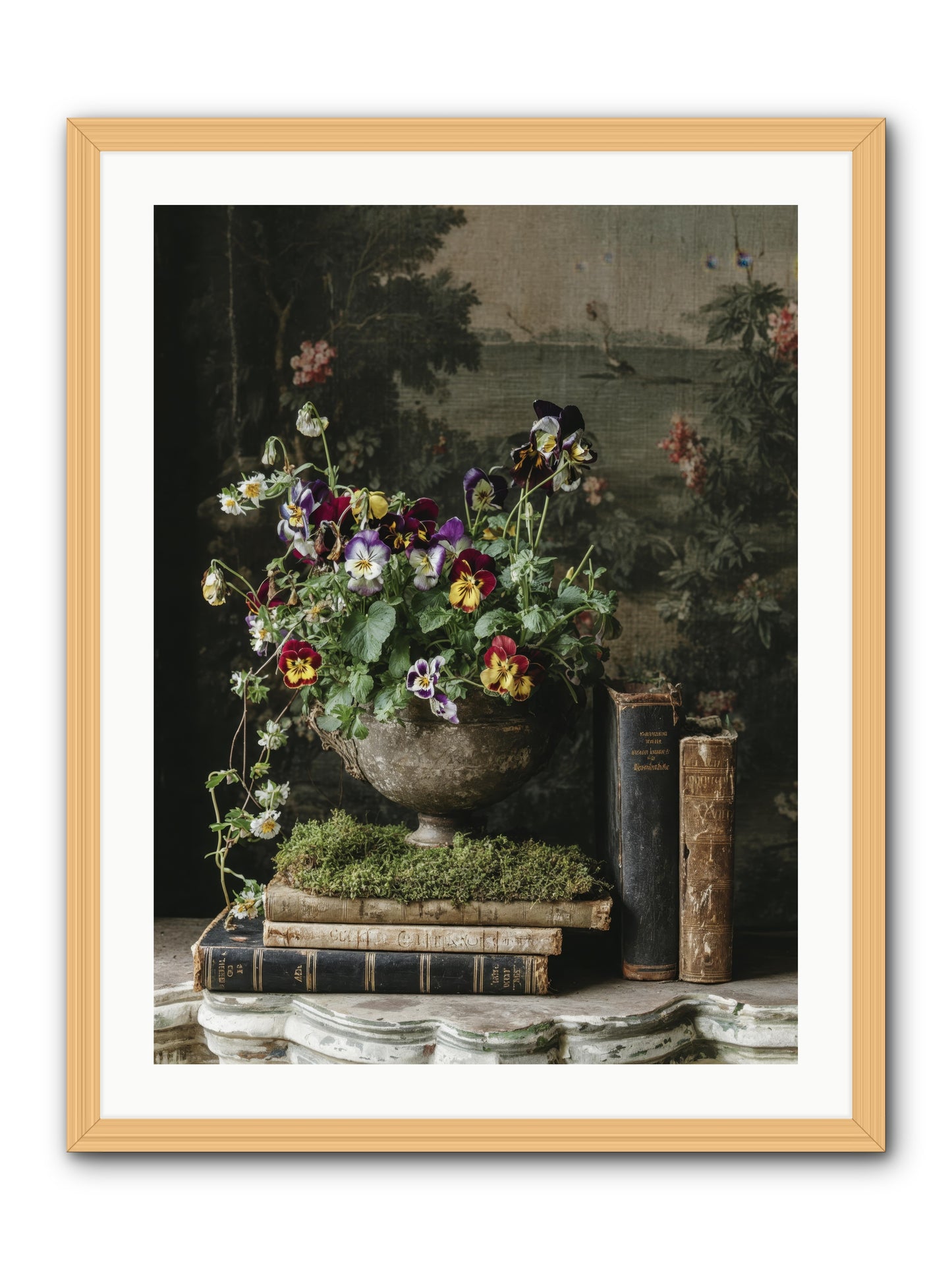 Chasing summer -- Framed Print - Natural 24x32