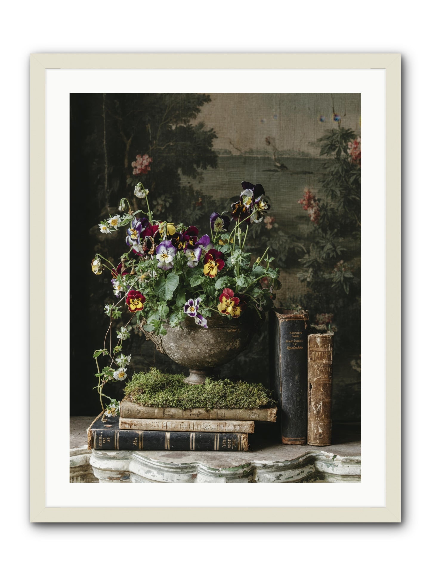 Chasing summer -- Framed Print - White 24x32