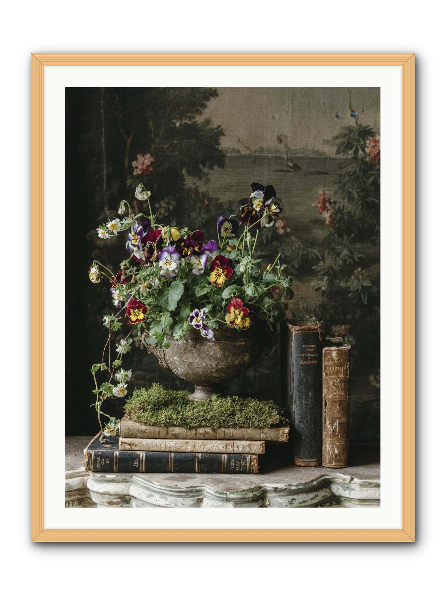 Chasing summer -- Framed Print - Natural 30x40