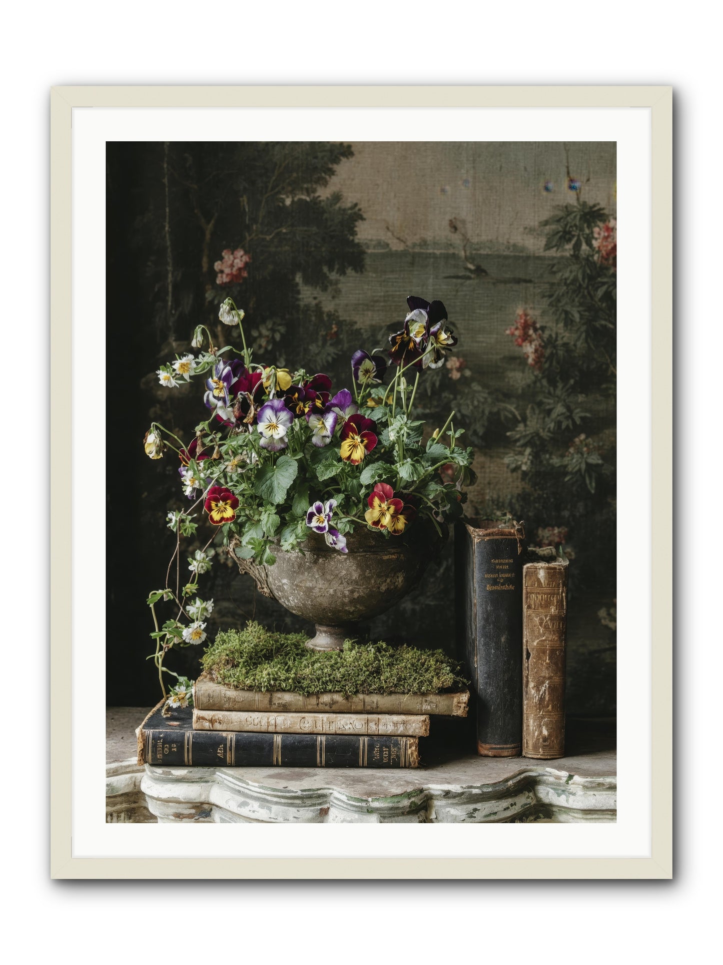 Chasing summer -- Framed Print - White 30x40