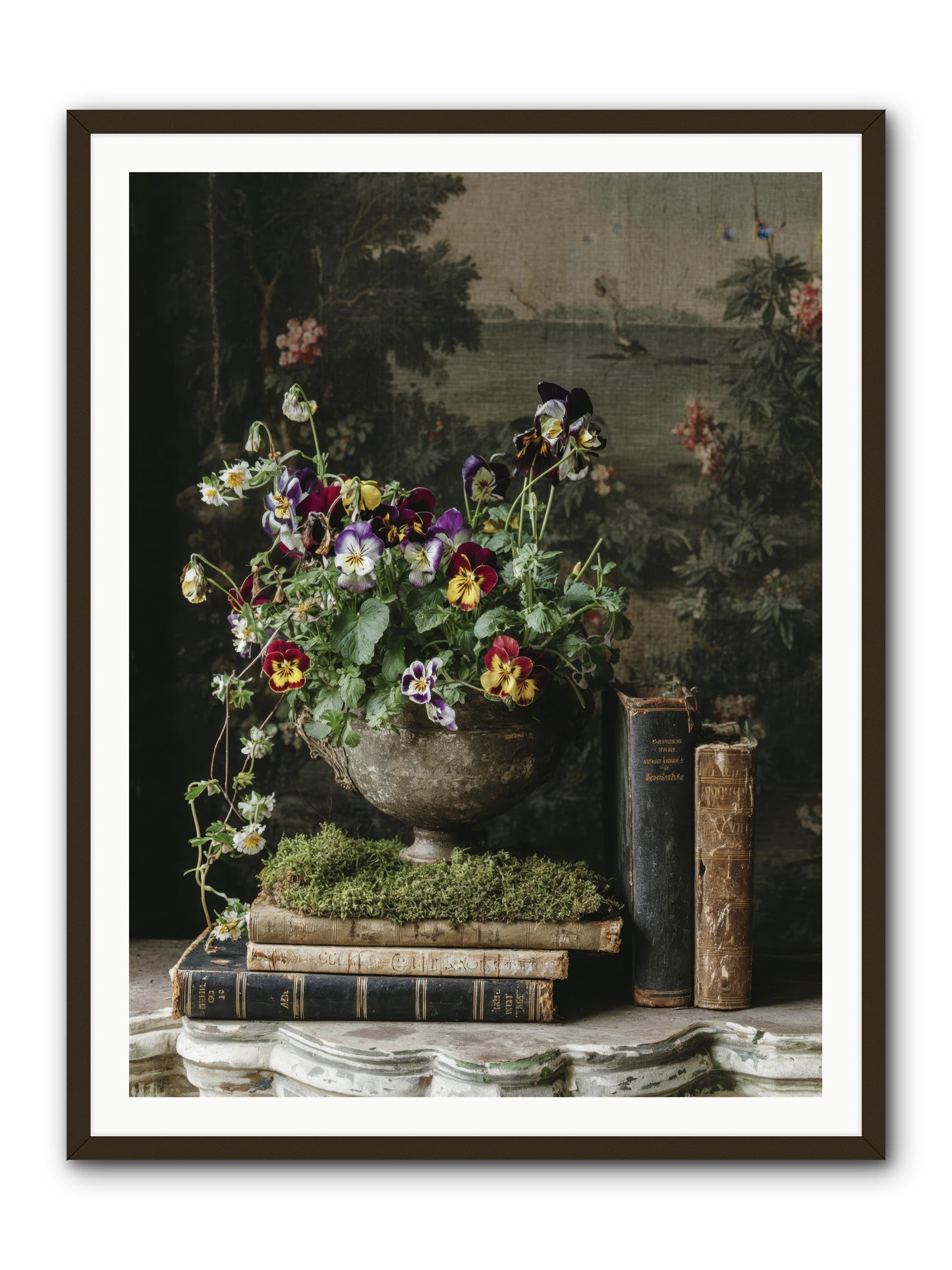 Chasing summer -- Framed Print - Black 36x48