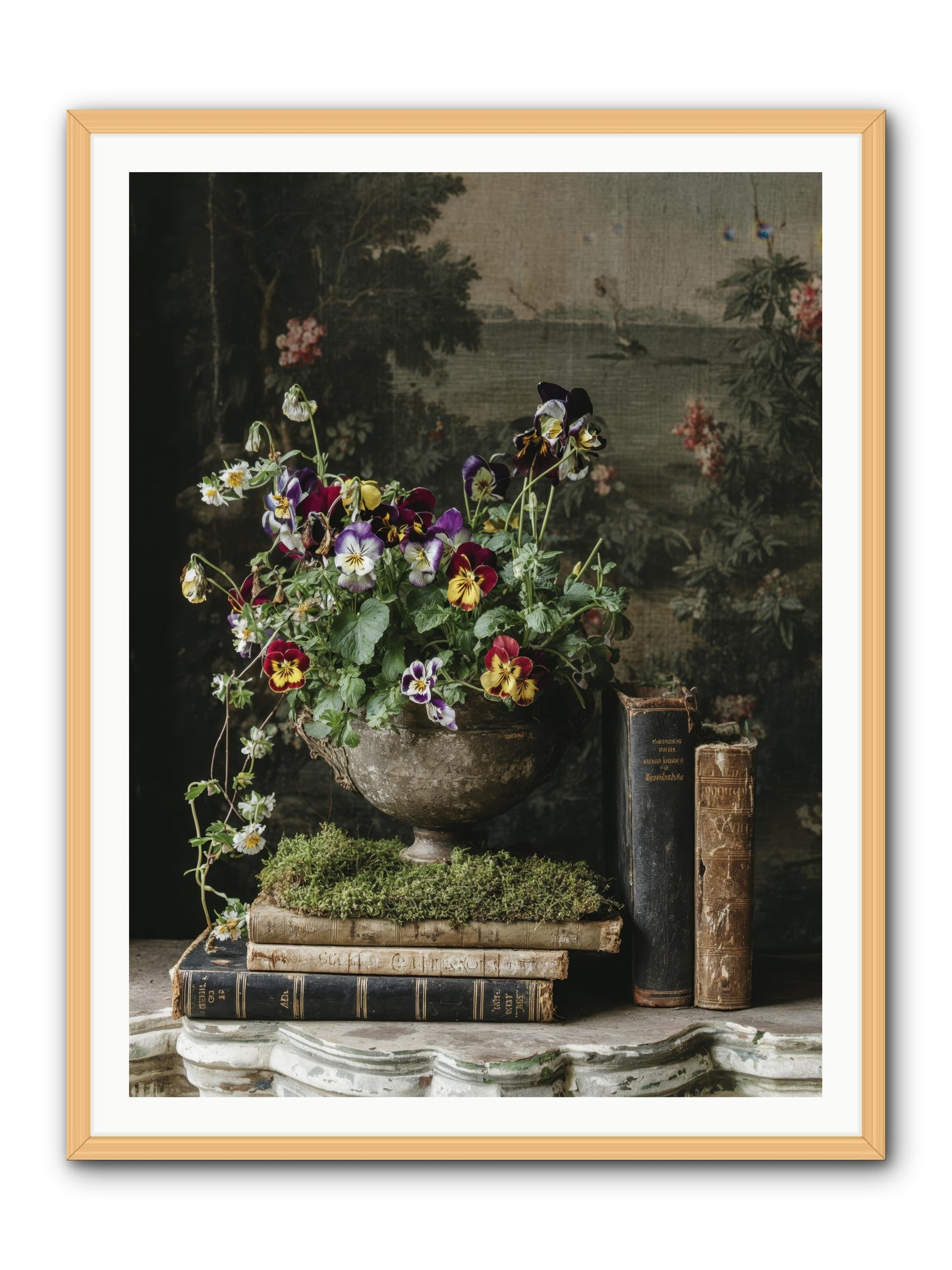 Chasing summer -- Framed Print - Natural 36x48