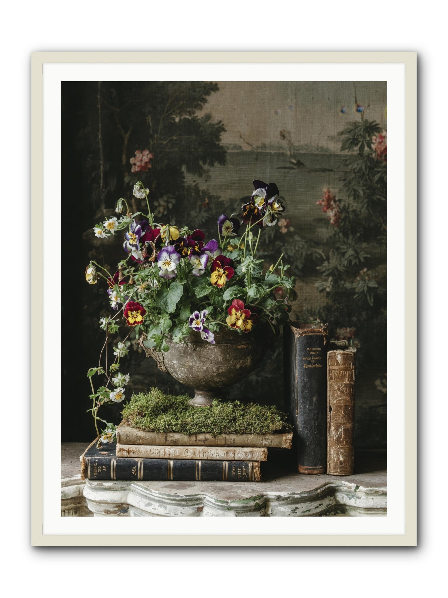 Chasing summer -- Framed Print - White 36x48