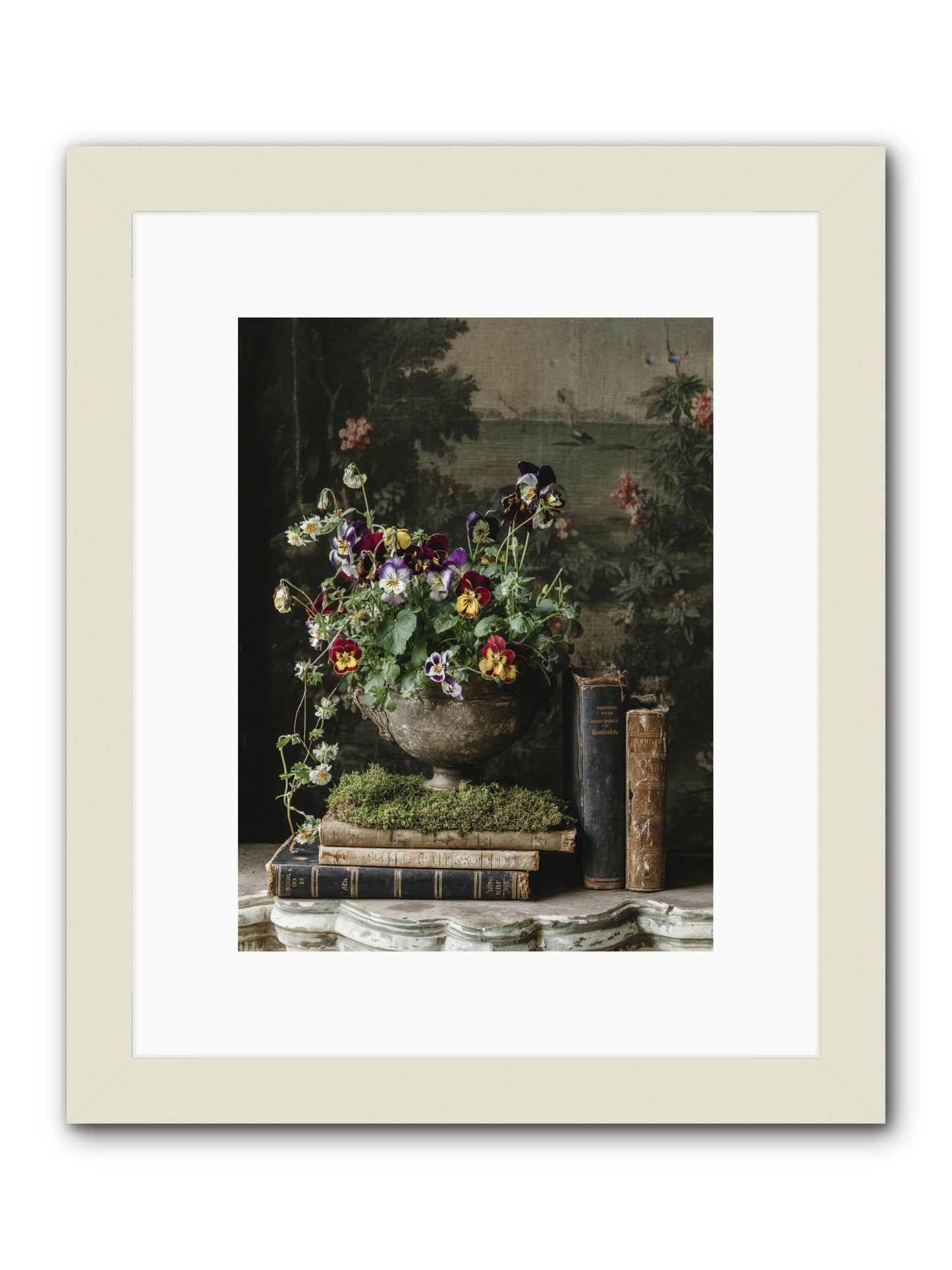 Chasing summer -- Framed Print - White 9x12