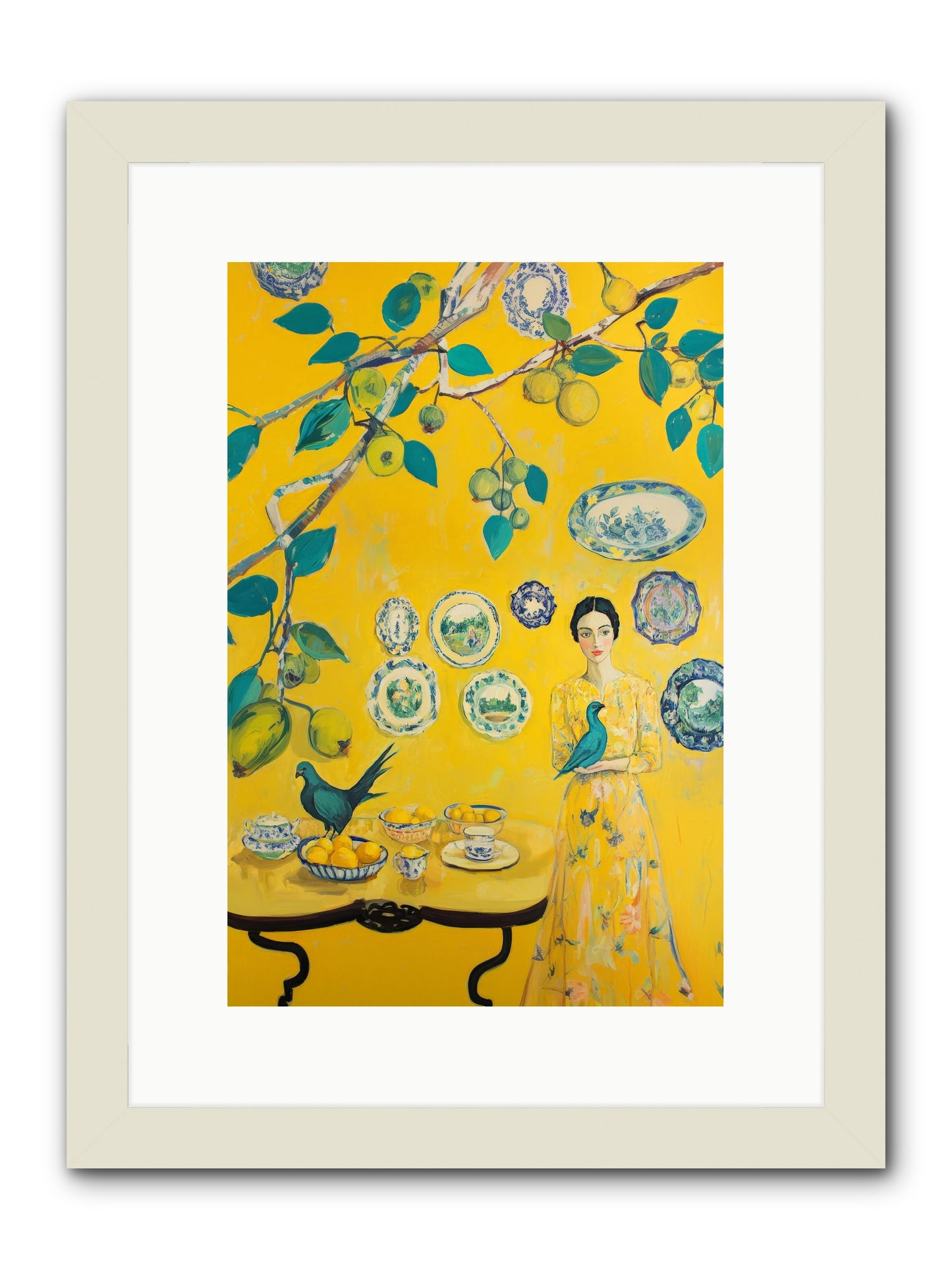 Château Soleil -REZ 2 -- Framed Print - White 10x15