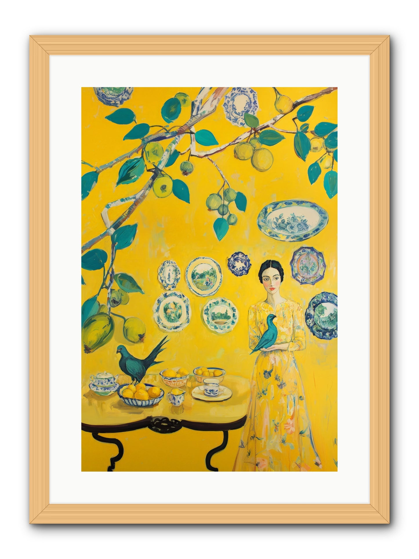 Château Soleil -REZ 2 -- Framed Print - Natural 16x24