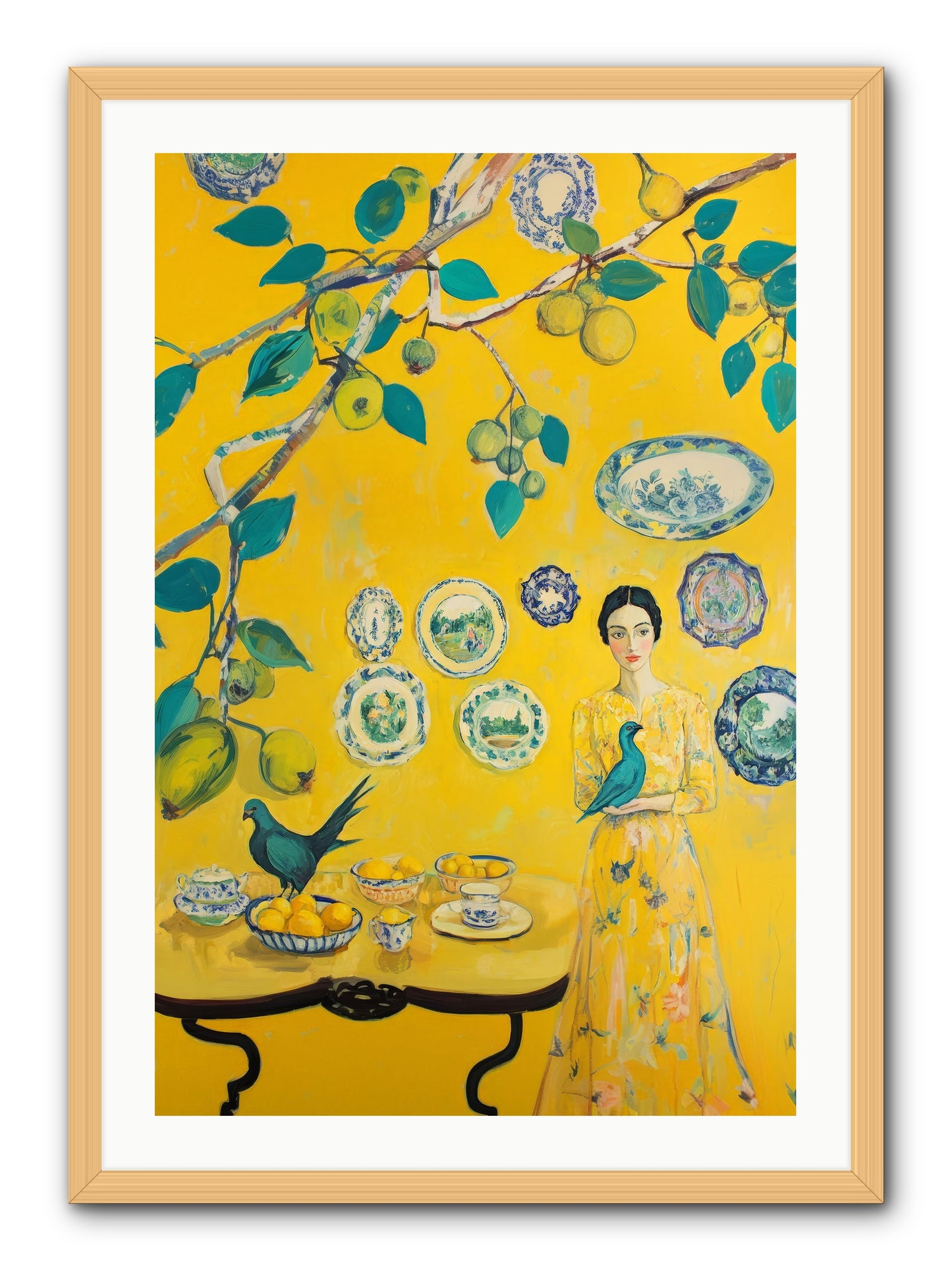 Château Soleil -REZ 2 -- Framed Print - Natural 24x36
