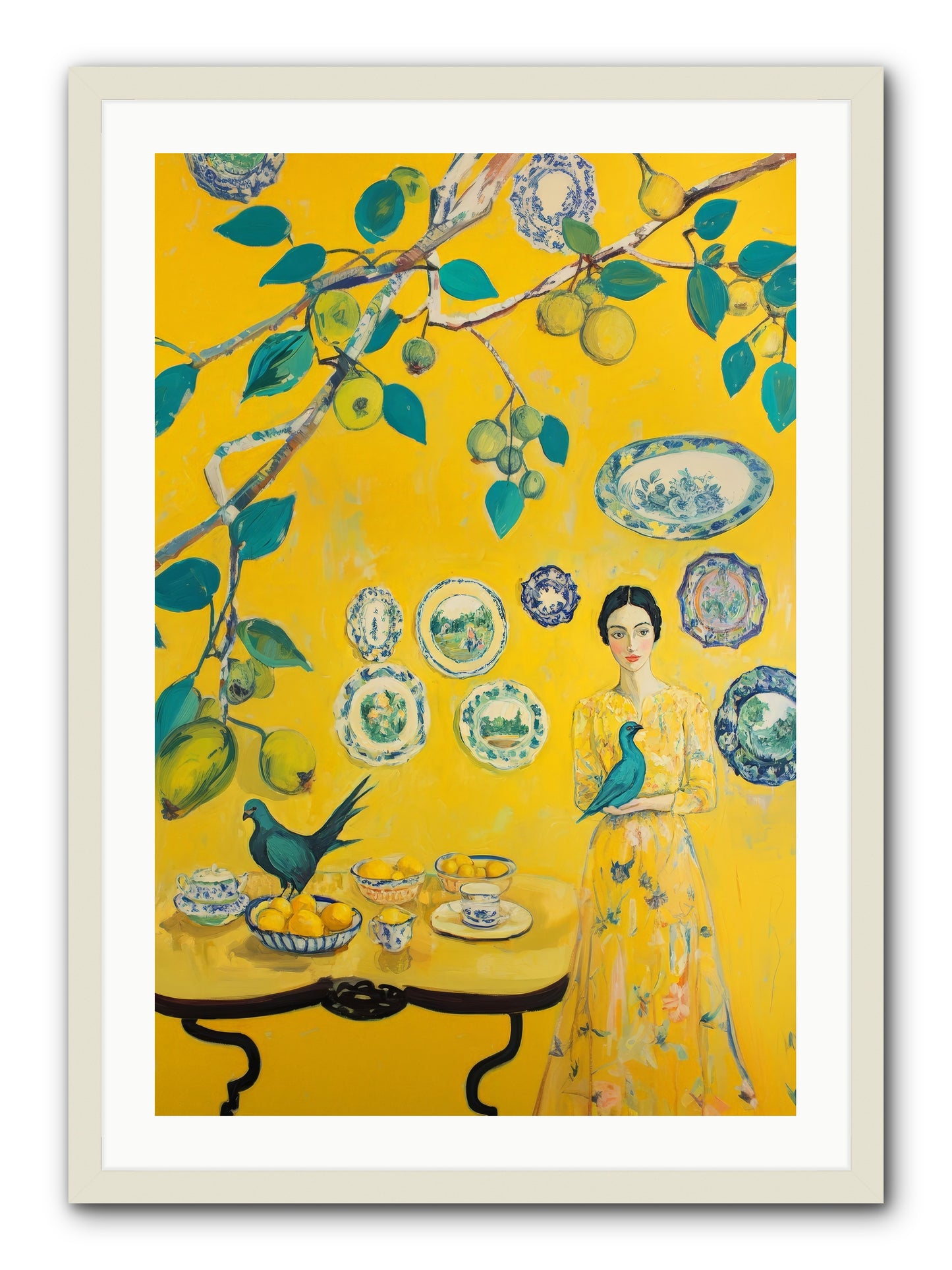 Château Soleil -REZ 2 -- Framed Print - White 24x36