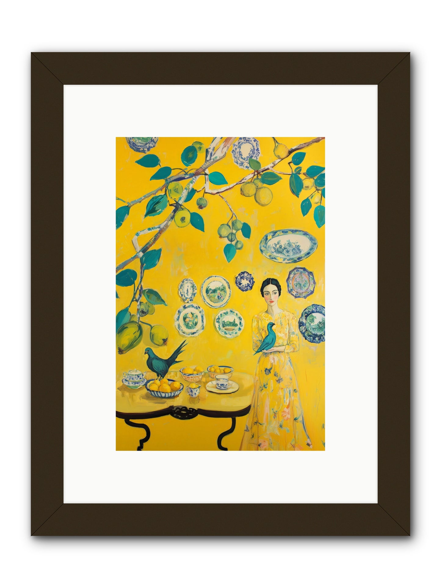 Château Soleil -REZ 2 -- Framed Print - Black 8x12