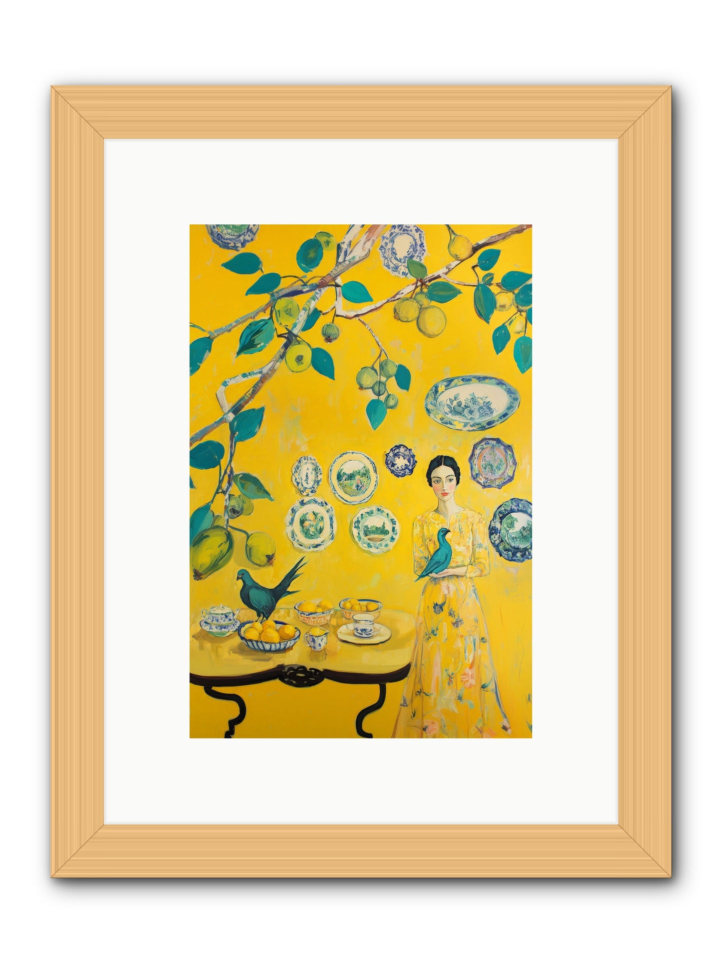 Château Soleil -REZ 2 -- Framed Print - Natural 8x12