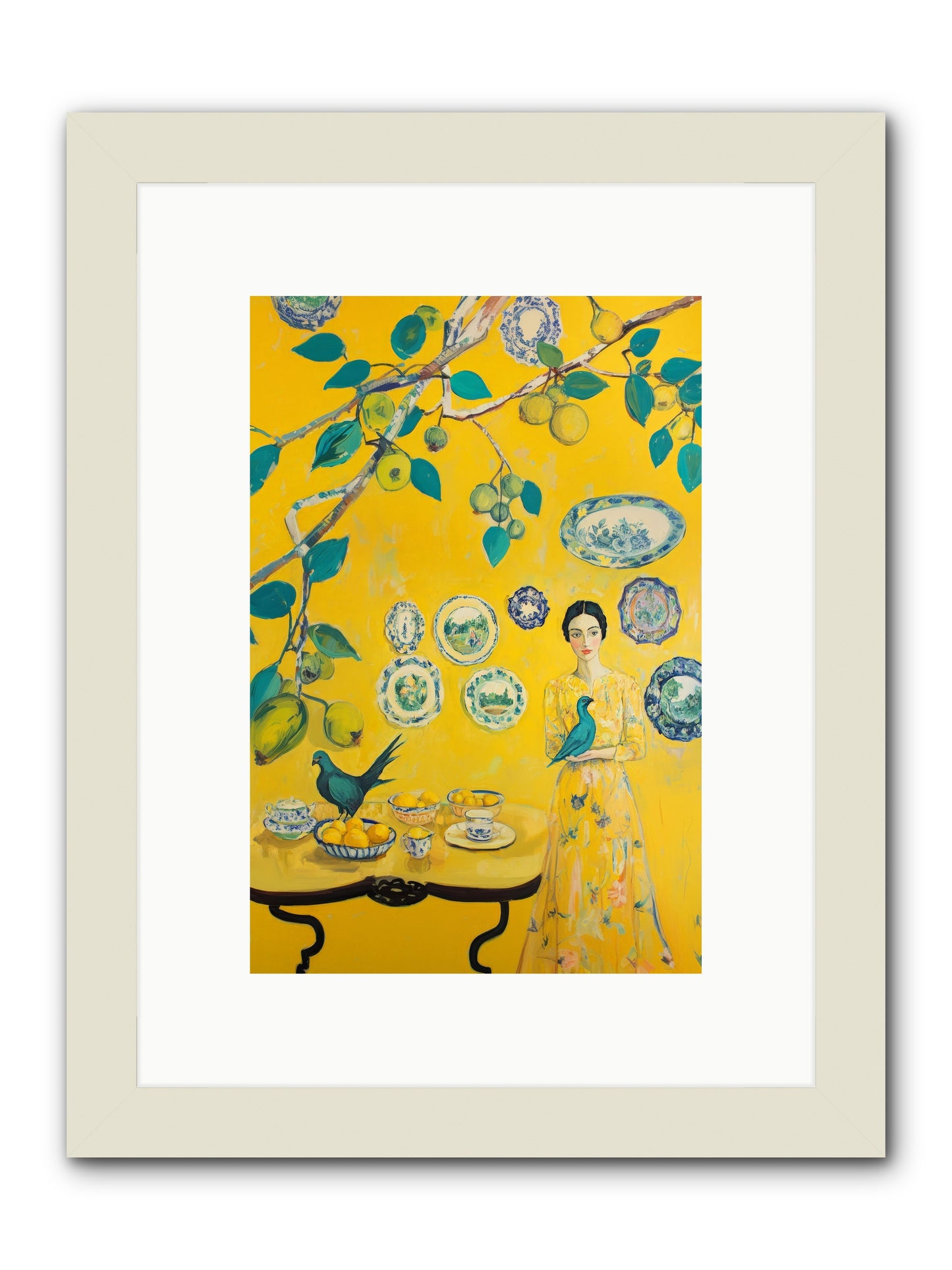 Château Soleil -REZ 2 -- Framed Print - White 8x12