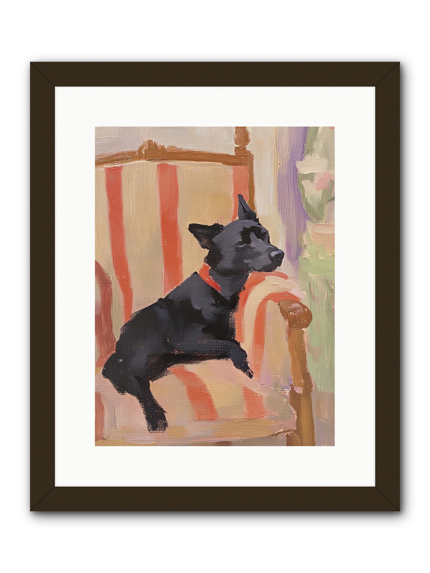 Chaucer -- Framed Print - Black 12x16