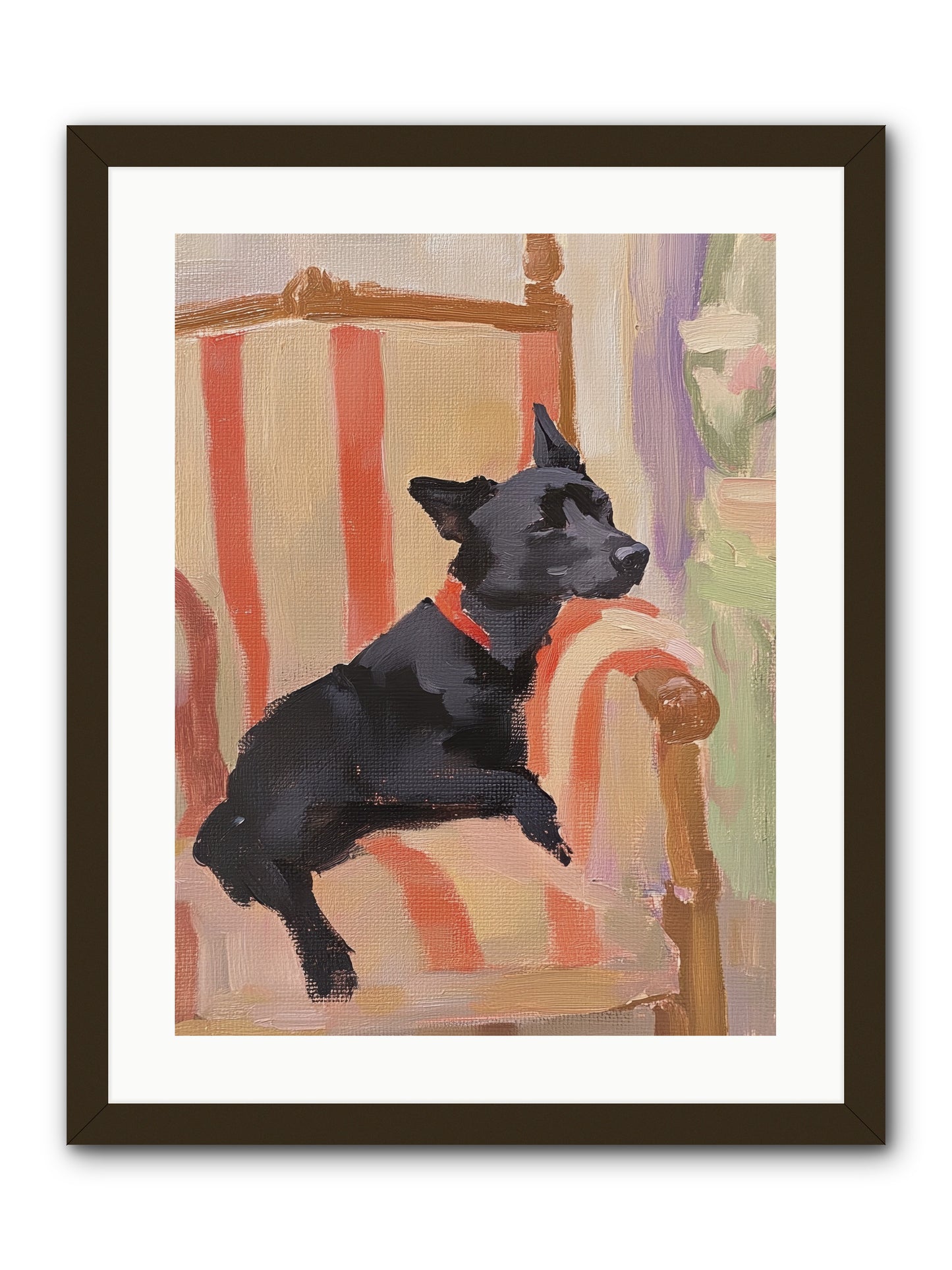 Chaucer -- Framed Print - Black 18x24