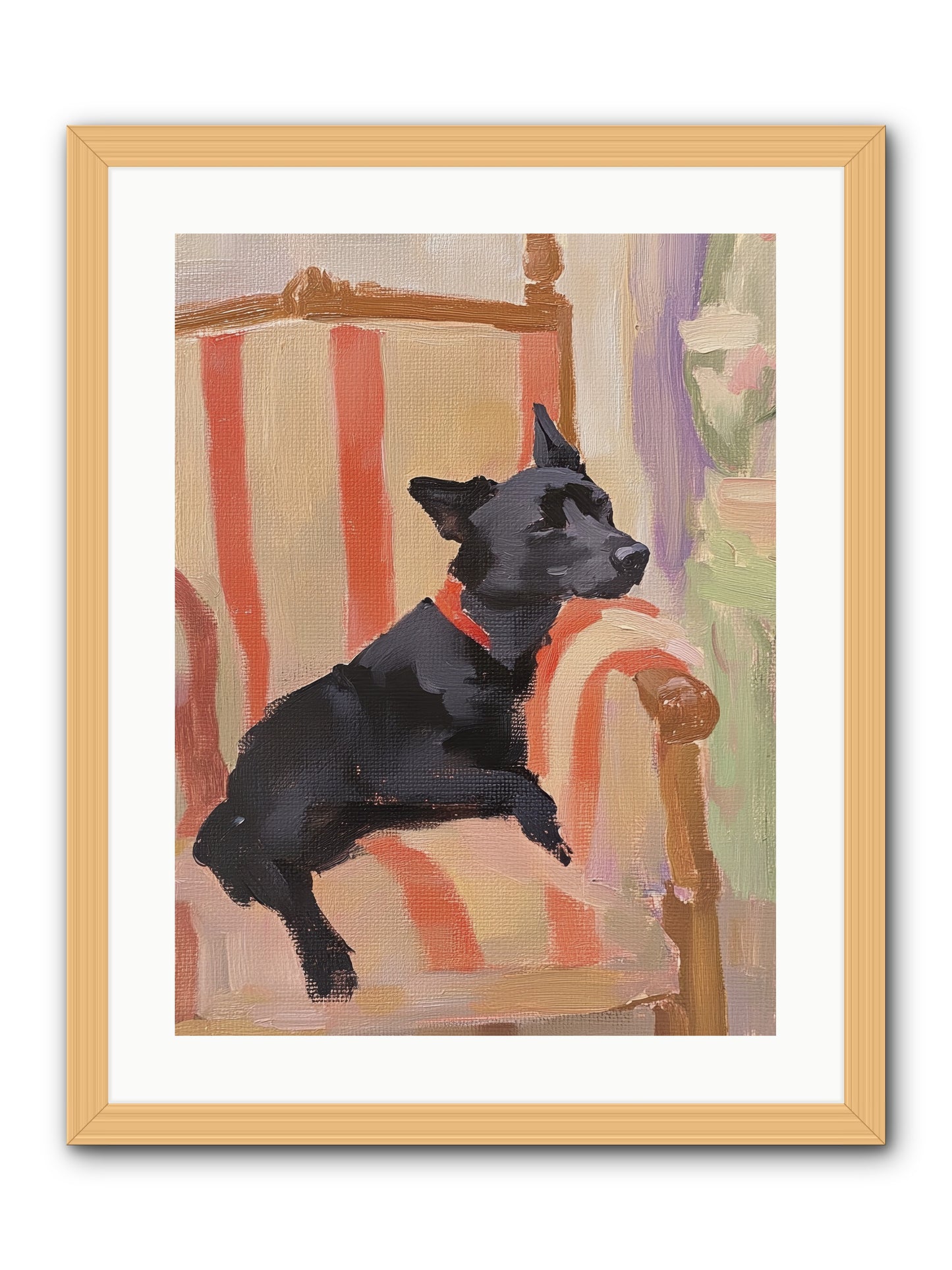Chaucer -- Framed Print - Natural 18x24