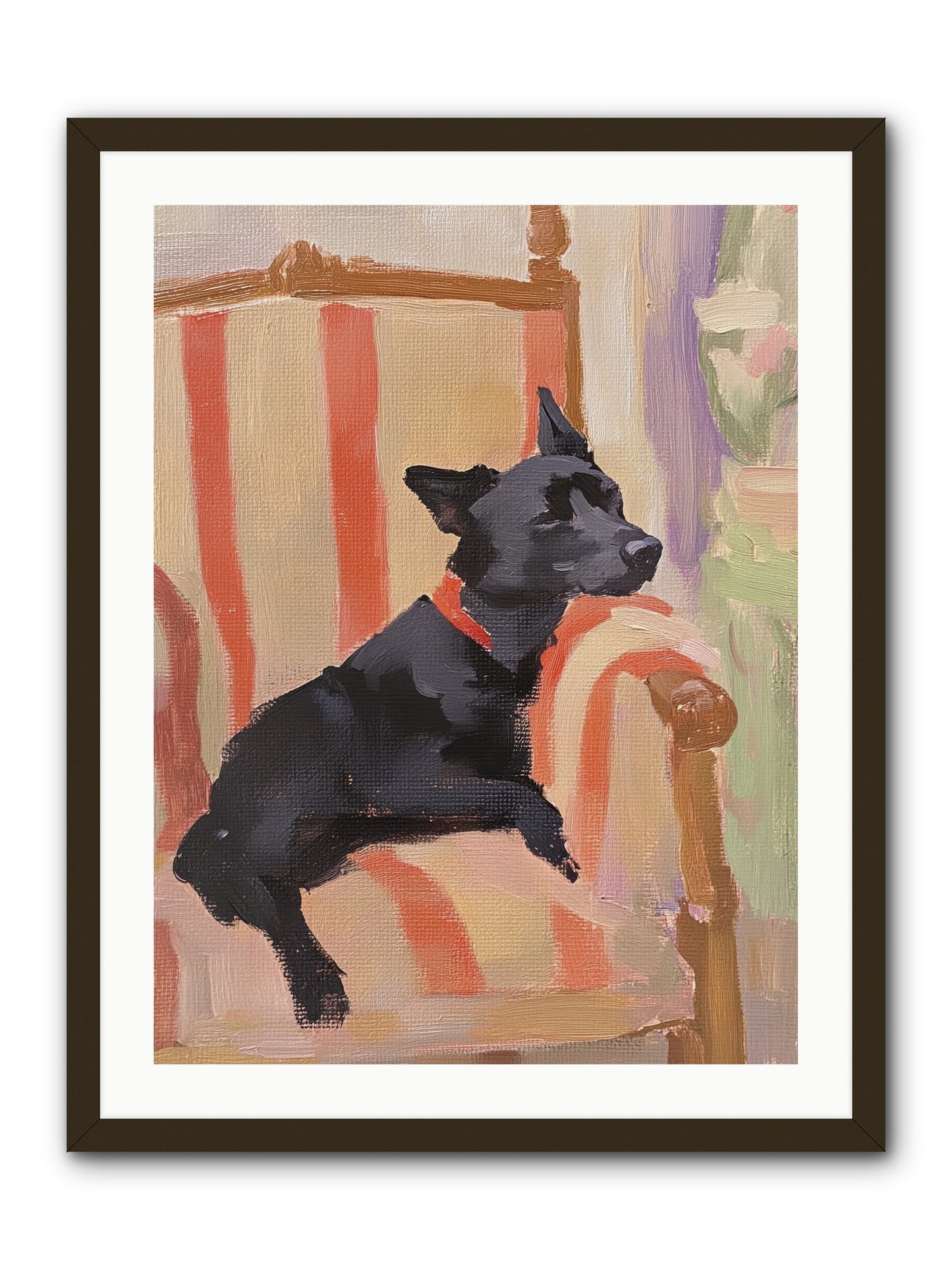 Chaucer -- Framed Print - Black 24x32