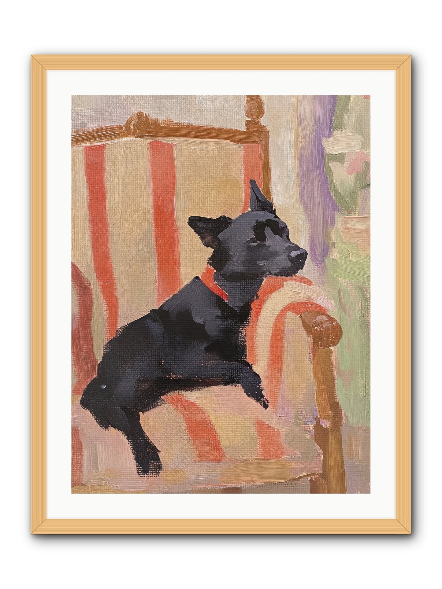 Chaucer -- Framed Print - Natural 24x32