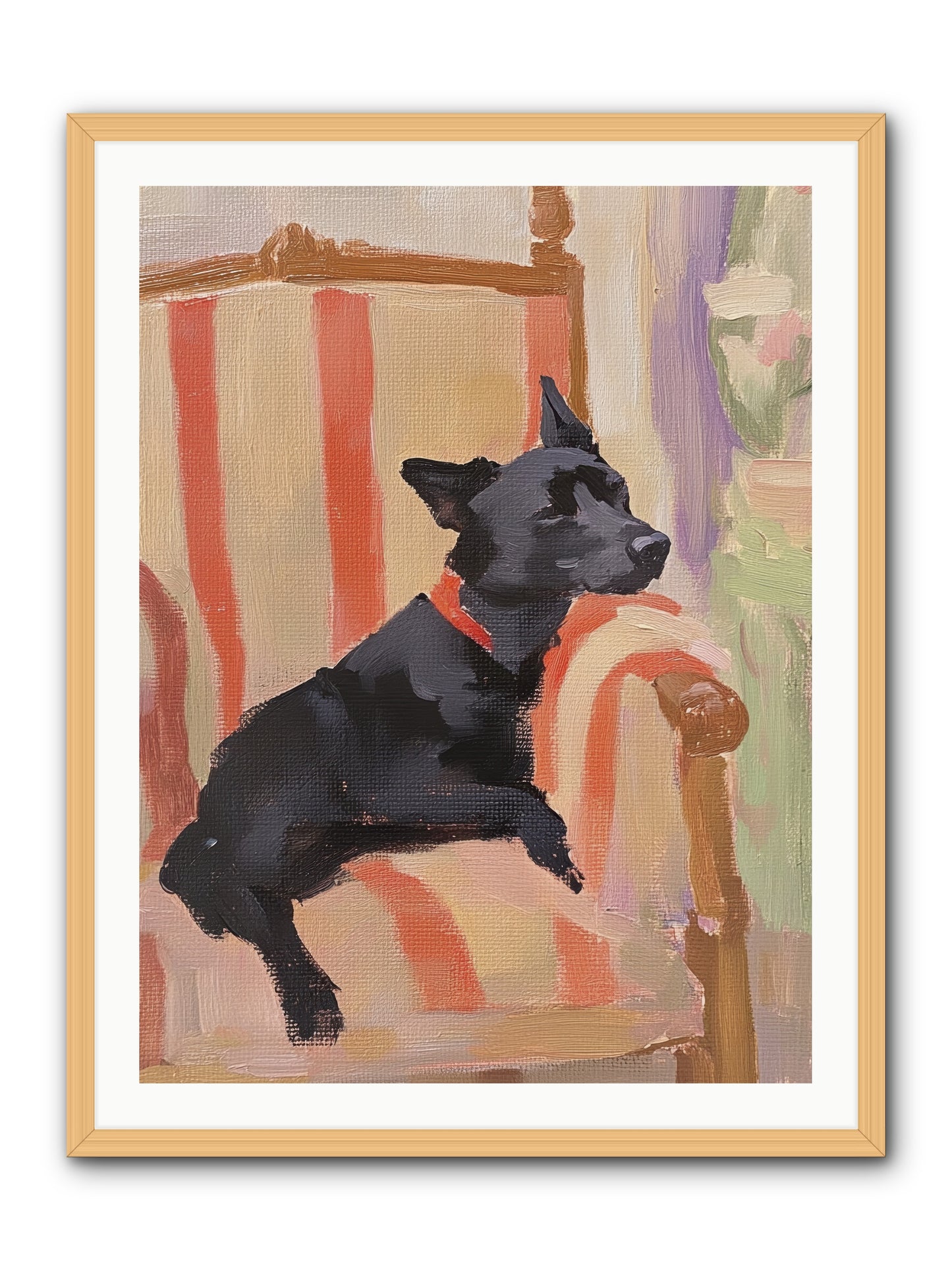 Chaucer -- Framed Print - Natural 30x40