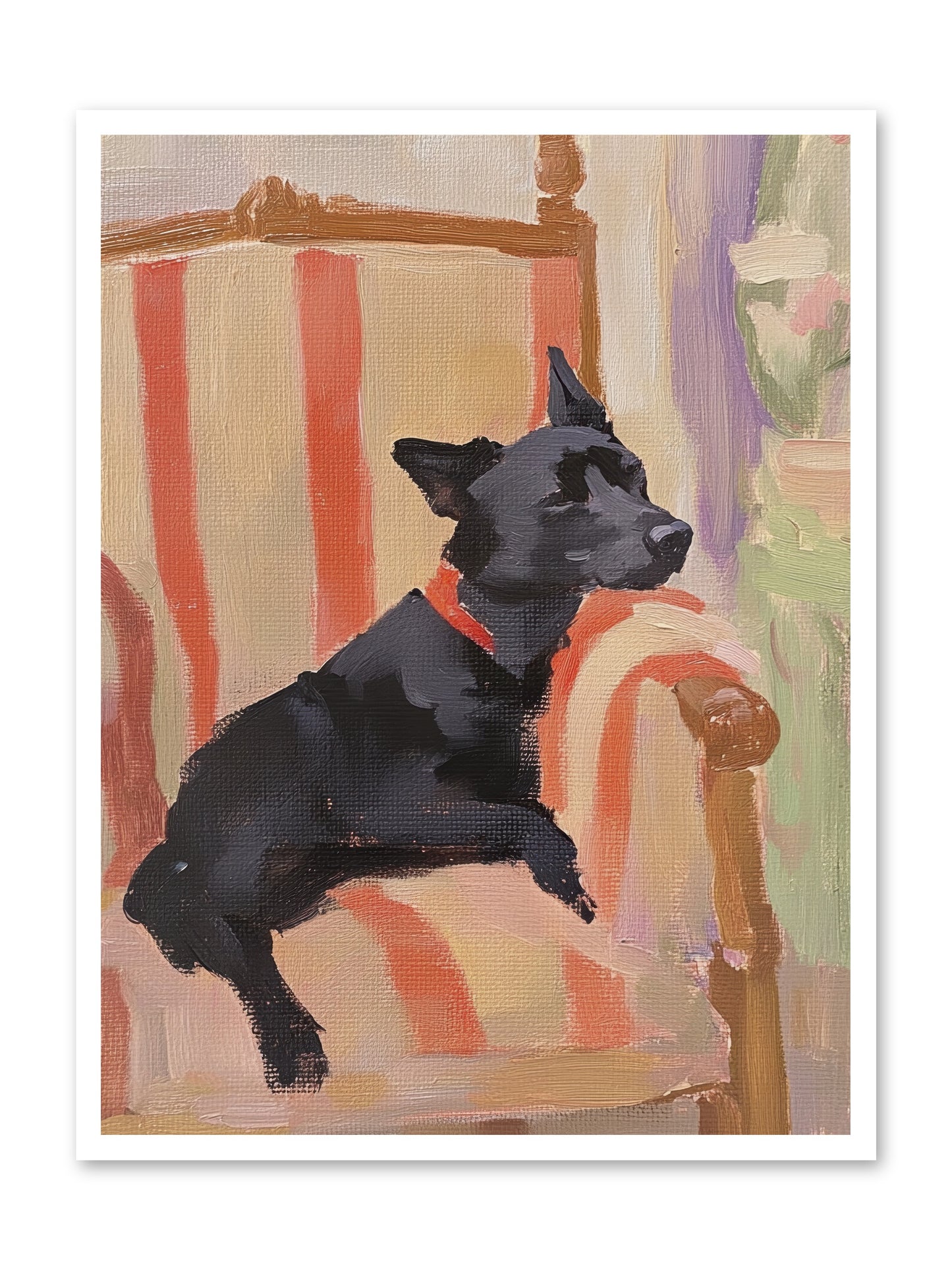 Chaucer -- Loose Canvas Print 30x40