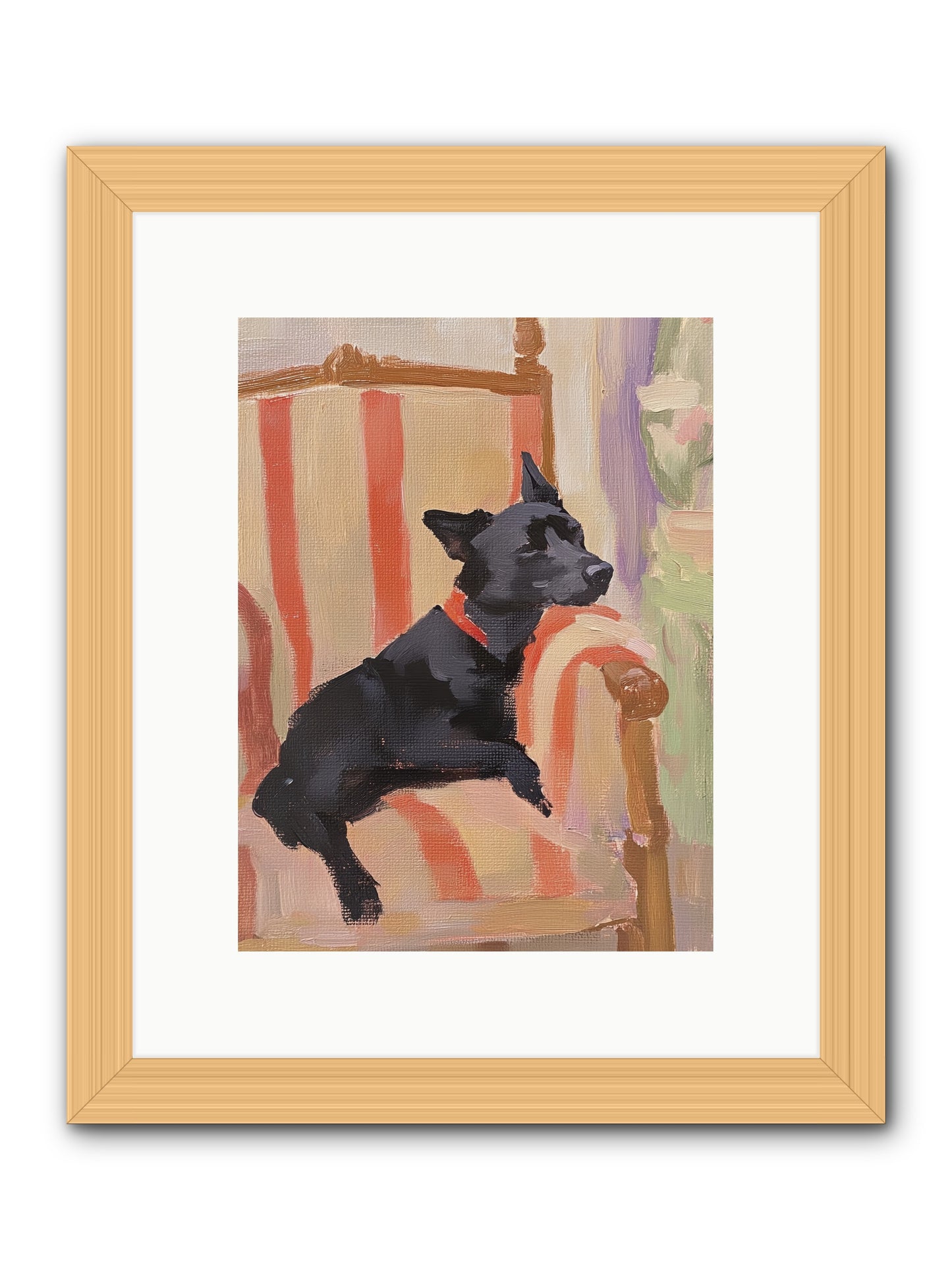 Chaucer -- Framed Print - Natural 9x12