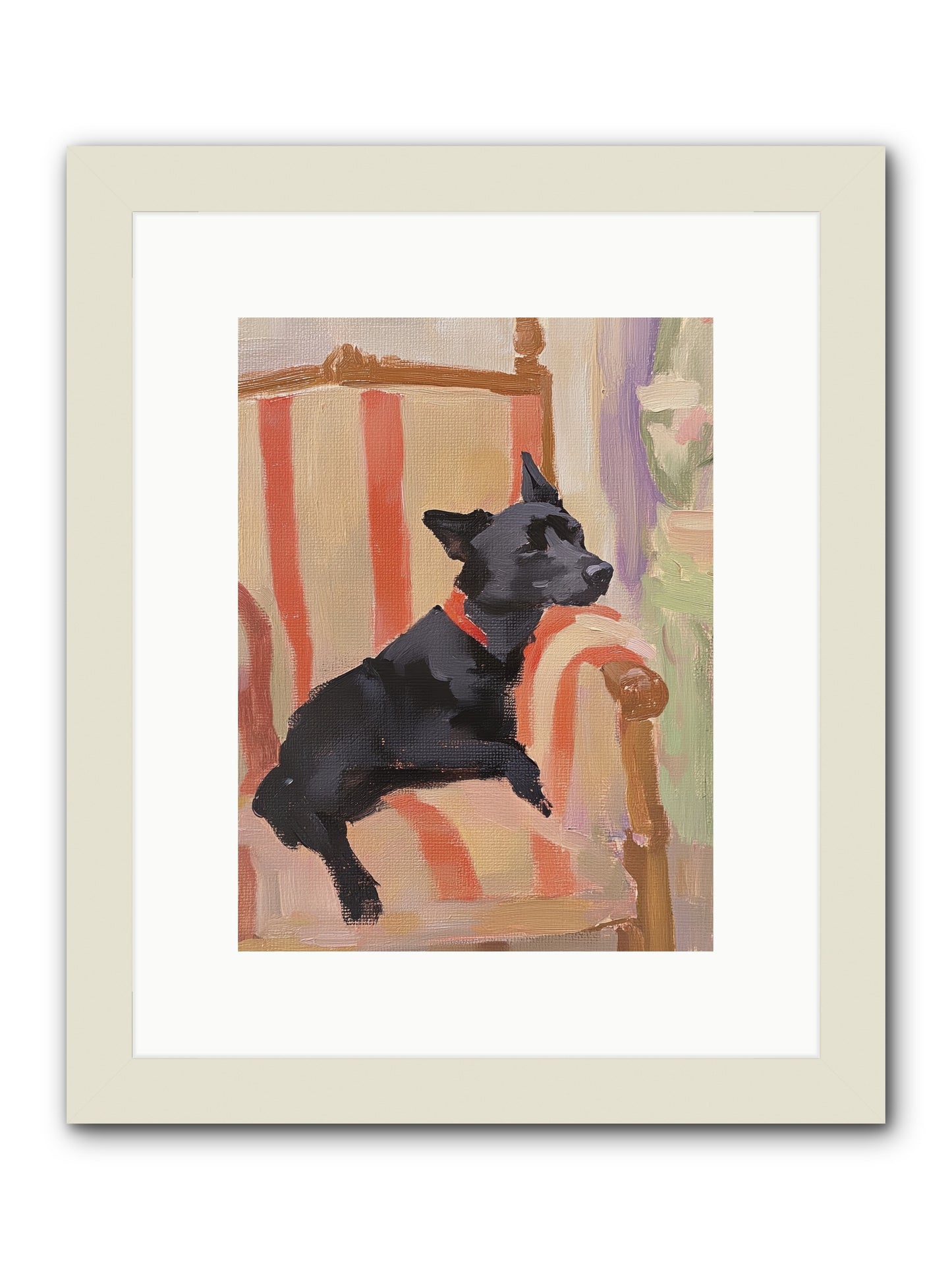 Chaucer -- Framed Print - White 9x12