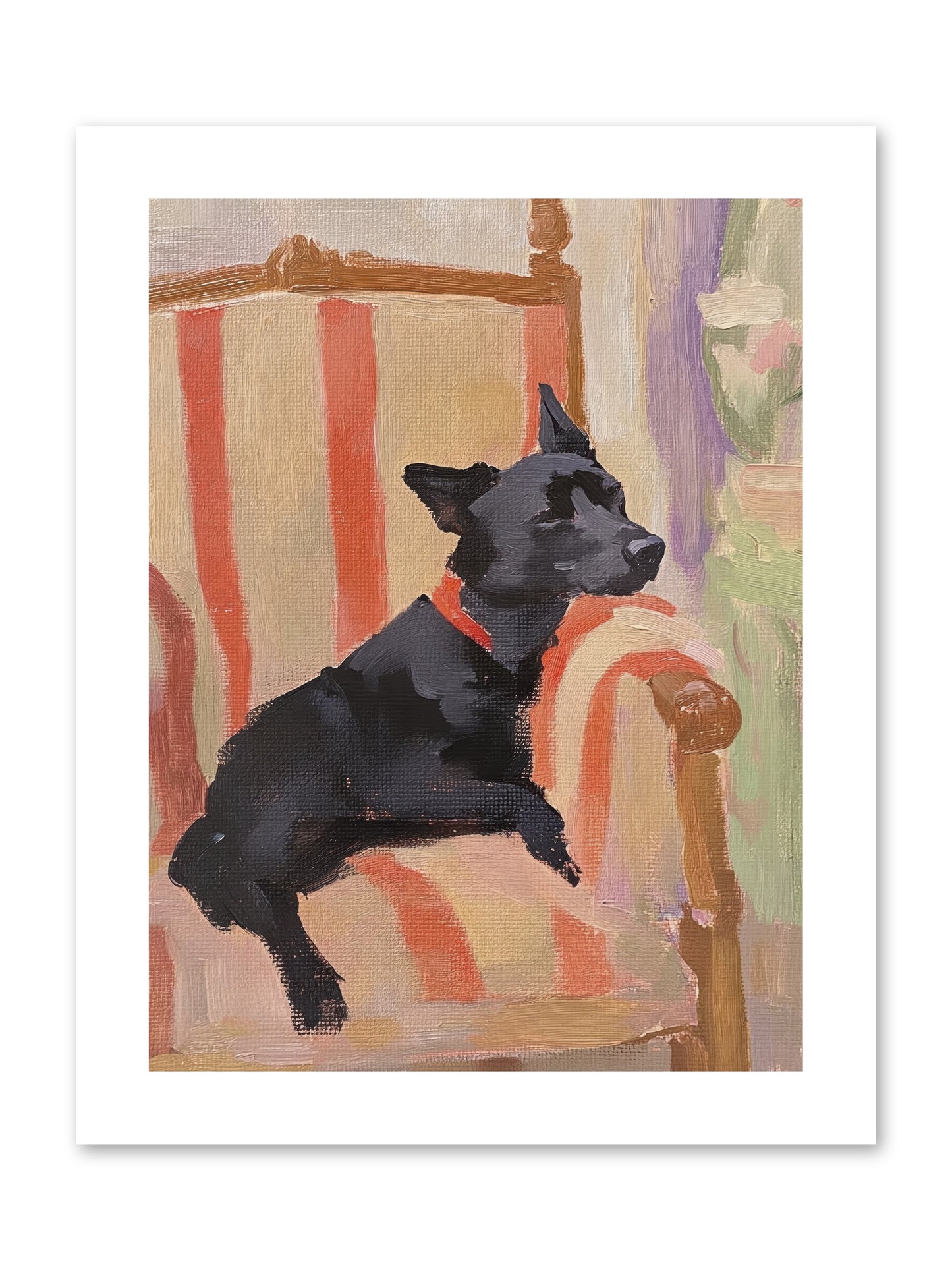 Chaucer -- Loose Canvas Print 9x12