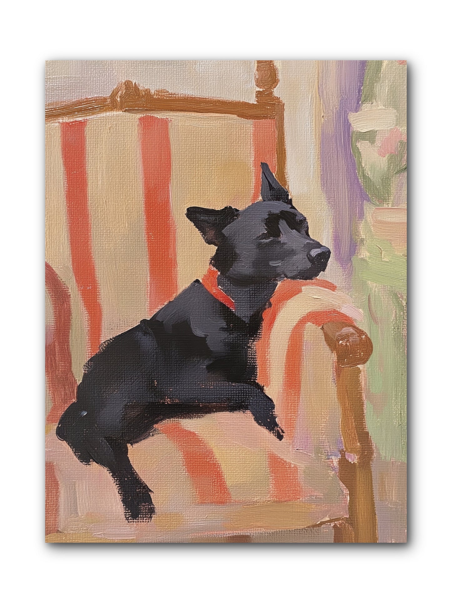 Chaucer -- Wrapped Canvas 9x12