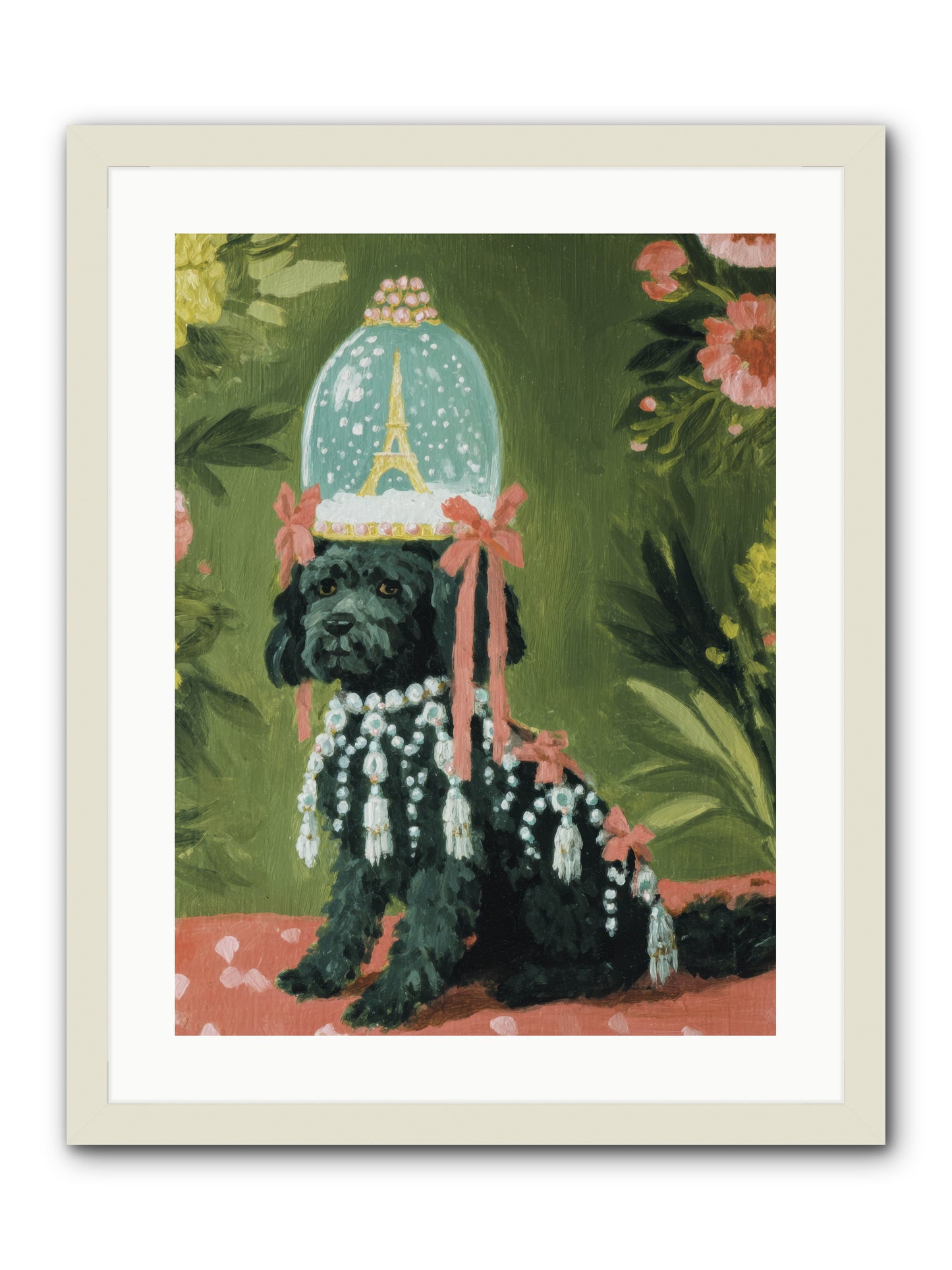Cherished Splendor -- Framed Print - White 18x24