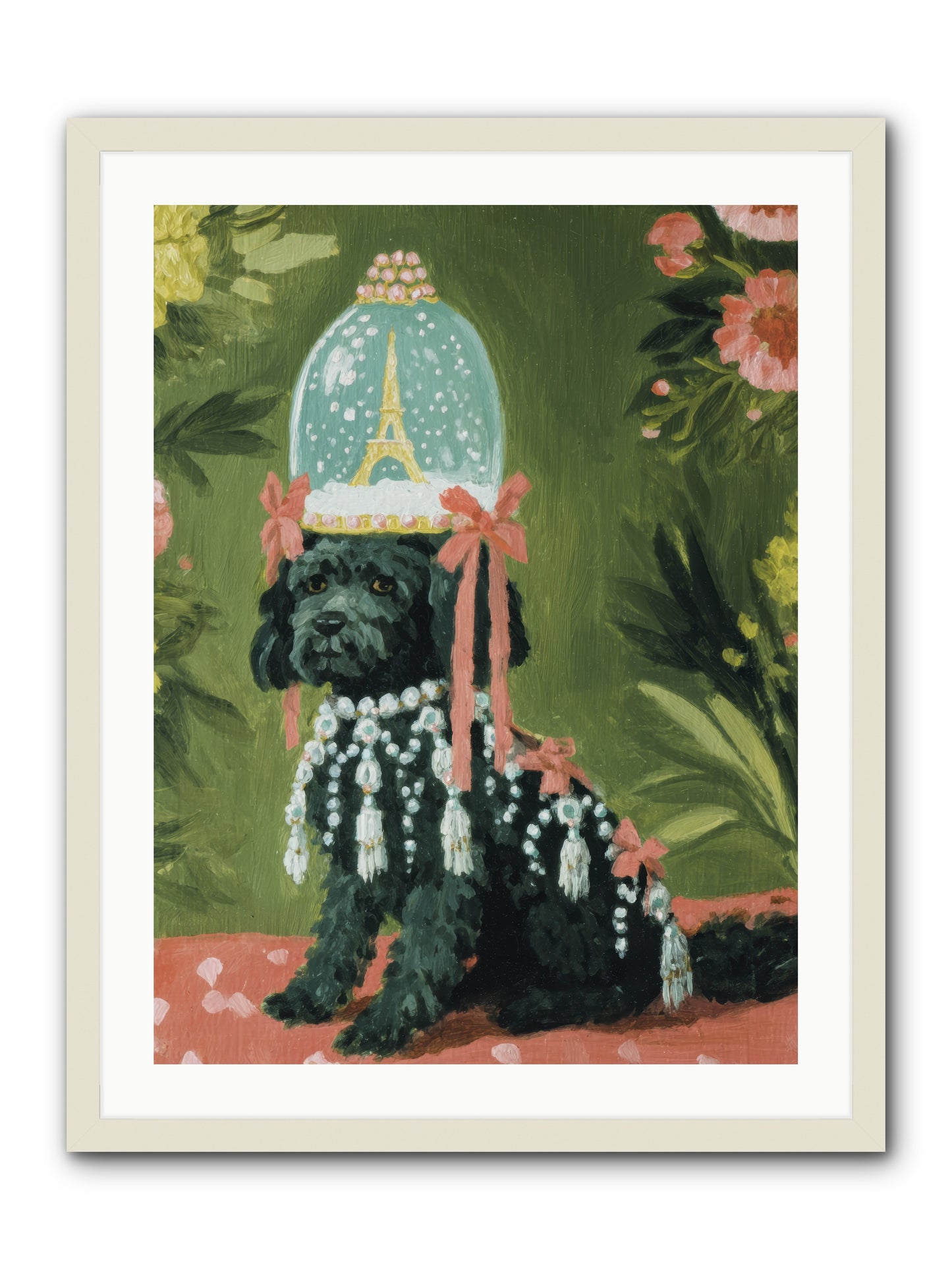Cherished Splendor -- Framed Print - White 24x32