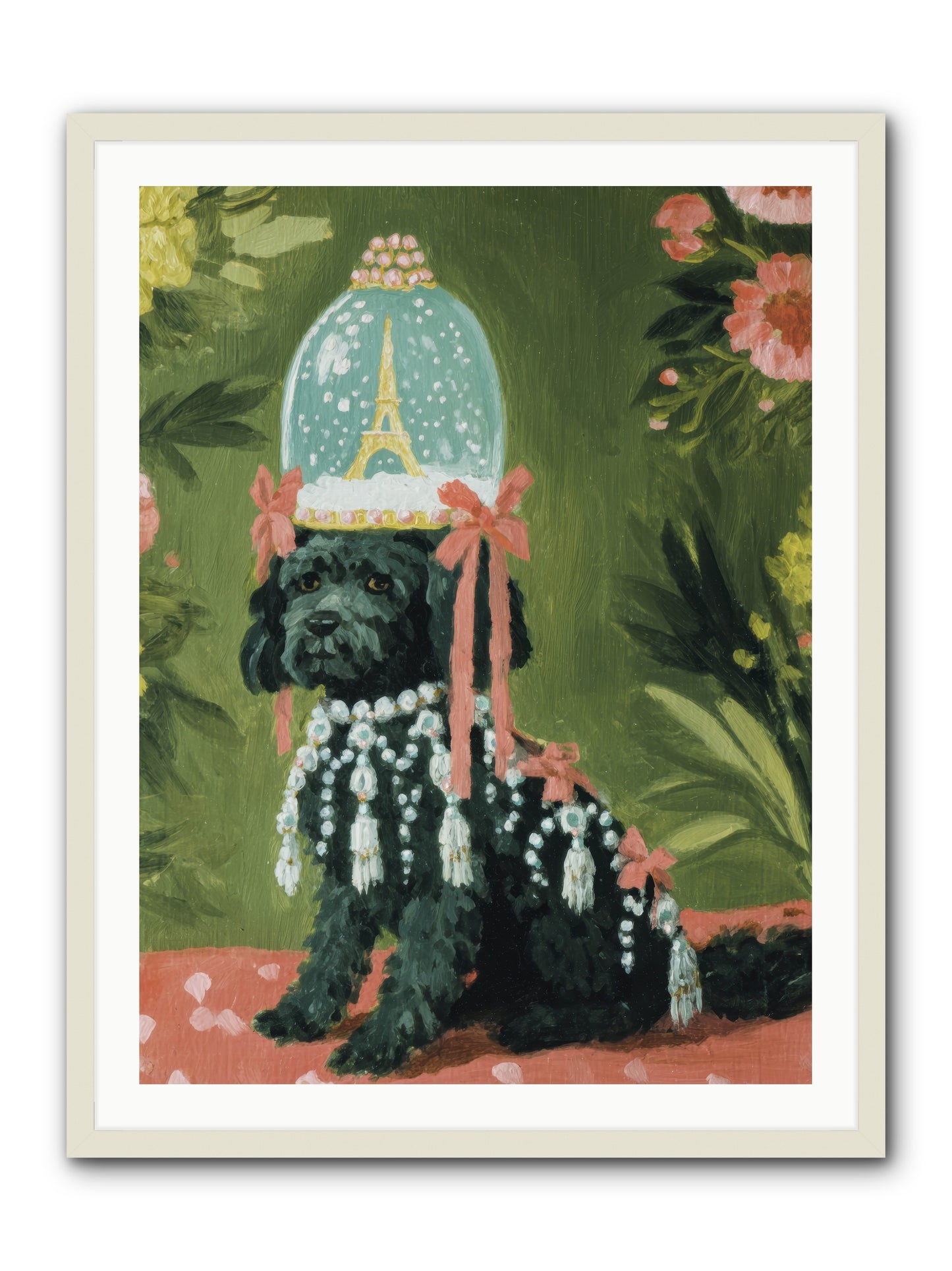 Cherished Splendor -- Framed Print - White 30x40