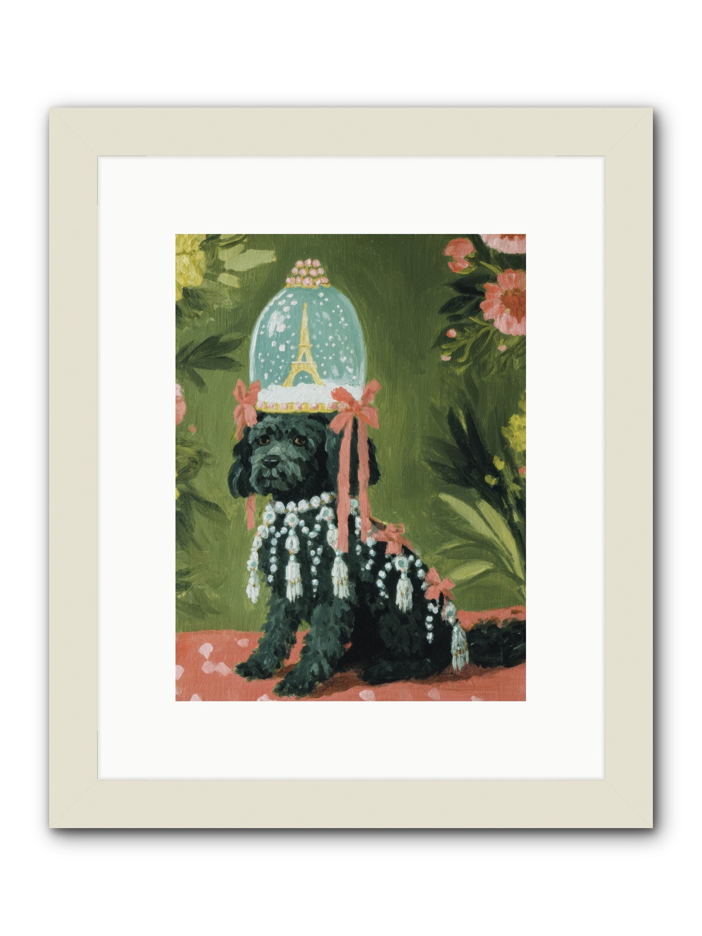 Cherished Splendor -- Framed Print - White 9x12