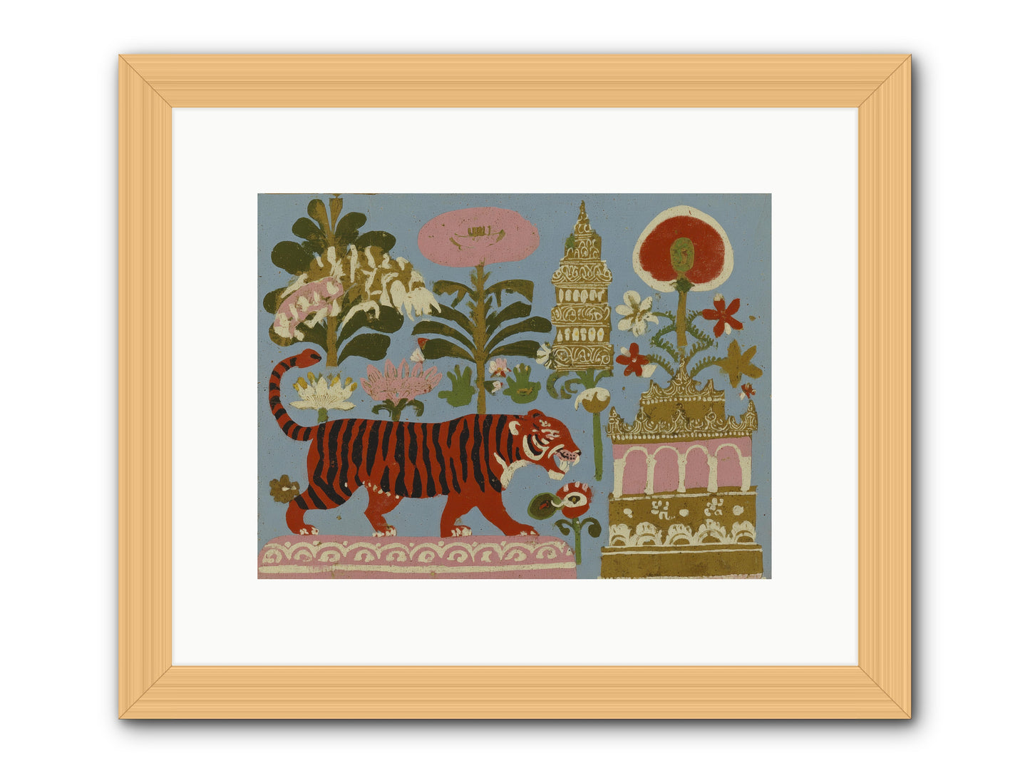 Cherry House Confidential -- Framed Print - Natural 12x9