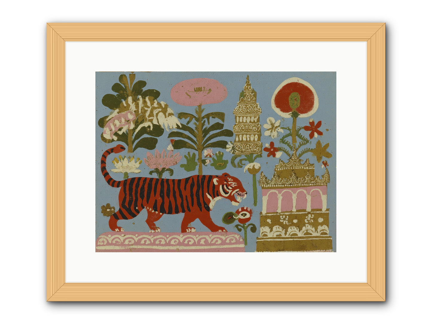 Cherry House Confidential -- Framed Print - Natural 16x12