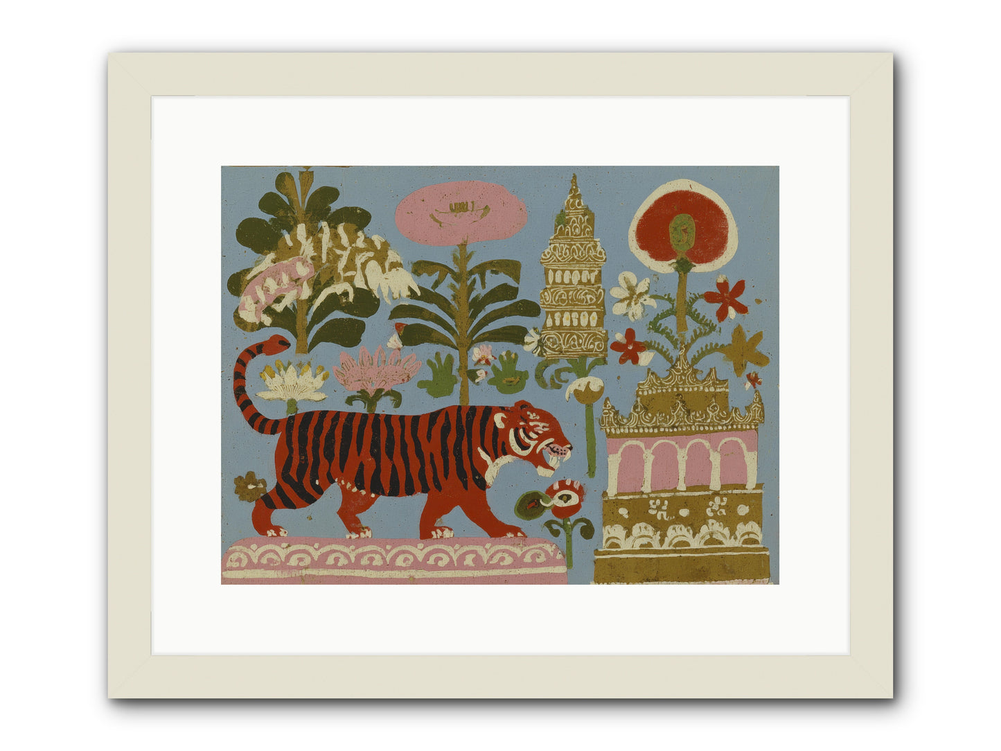 Cherry House Confidential -- Framed Print - White 16x12