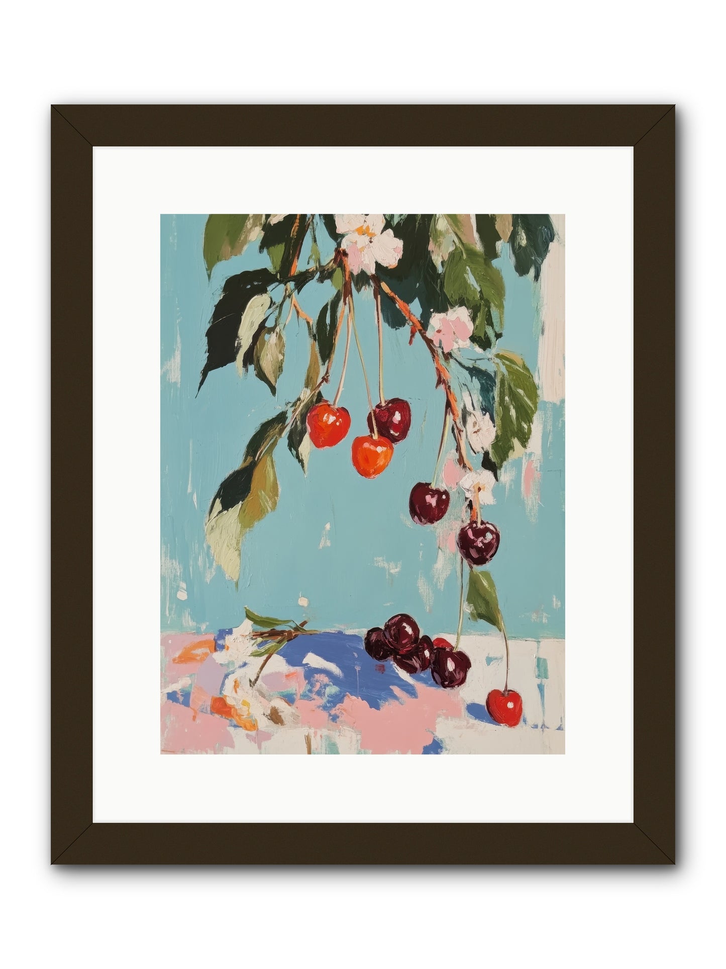 Cherry Jubilee -- Framed Print - Black 12x16