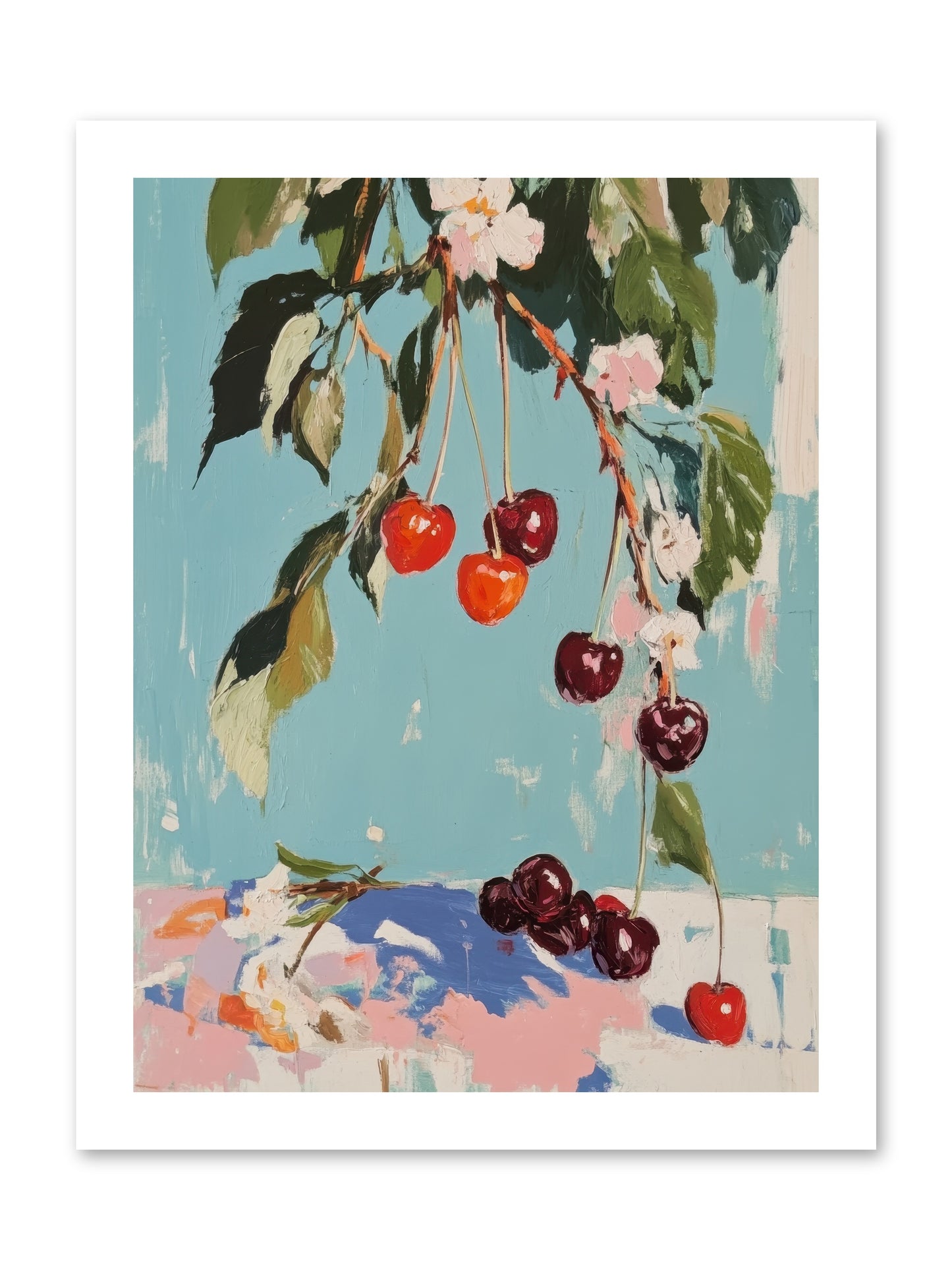 Cherry Jubilee -- Loose Canvas Print 12x16