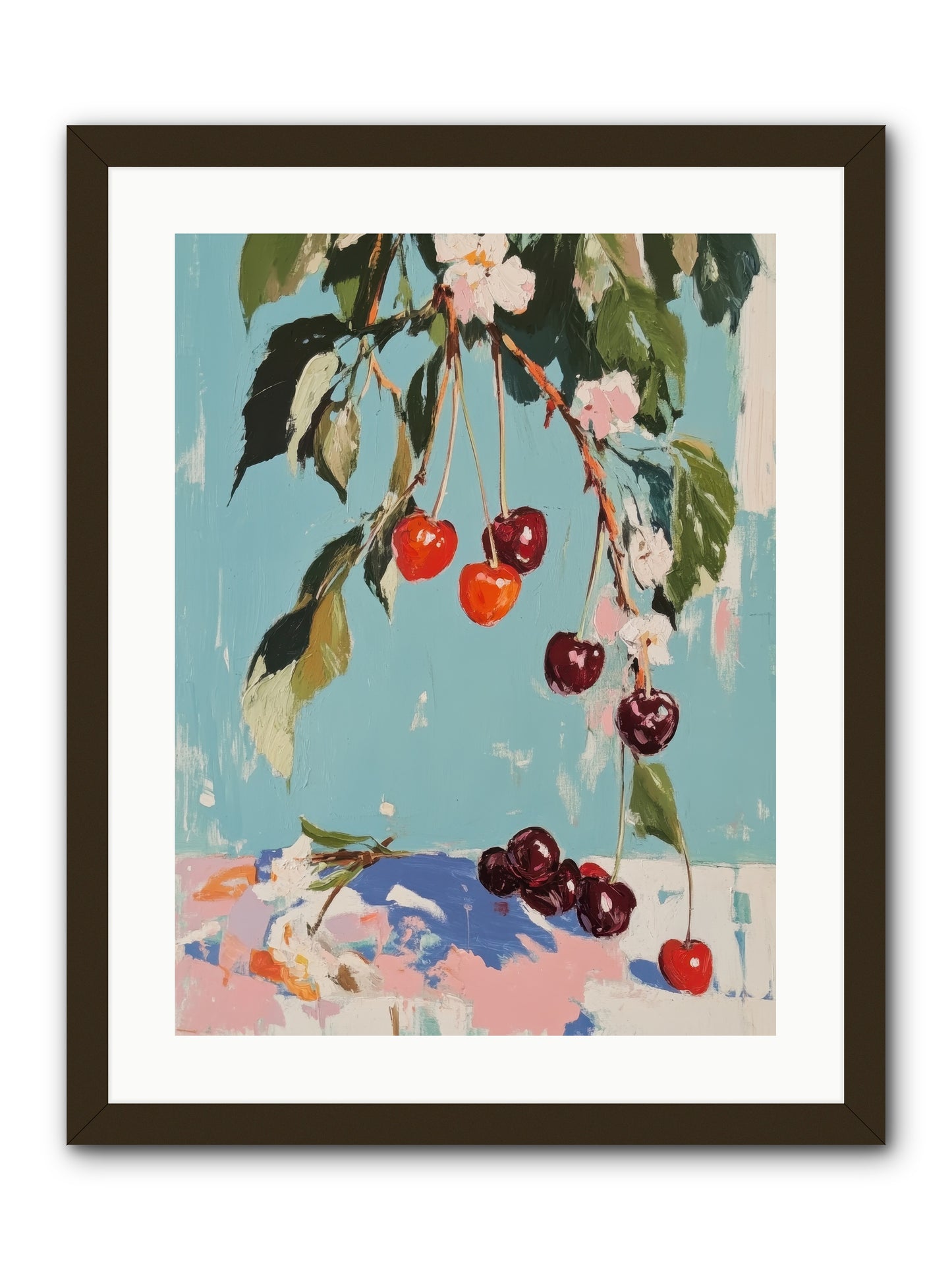 Cherry Jubilee -- Framed Print - Black 18x24