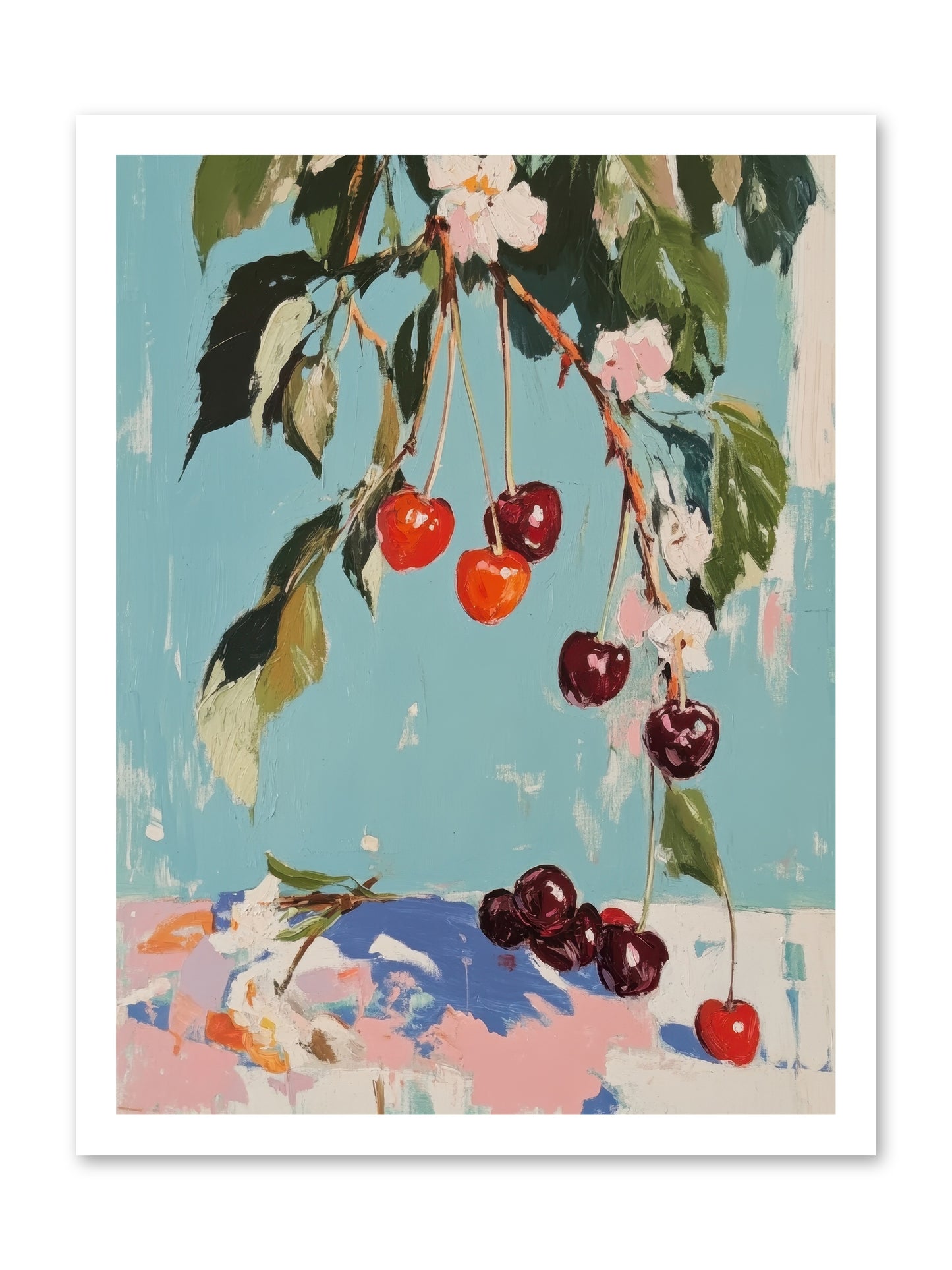 Cherry Jubilee -- Loose Canvas Print 18x24