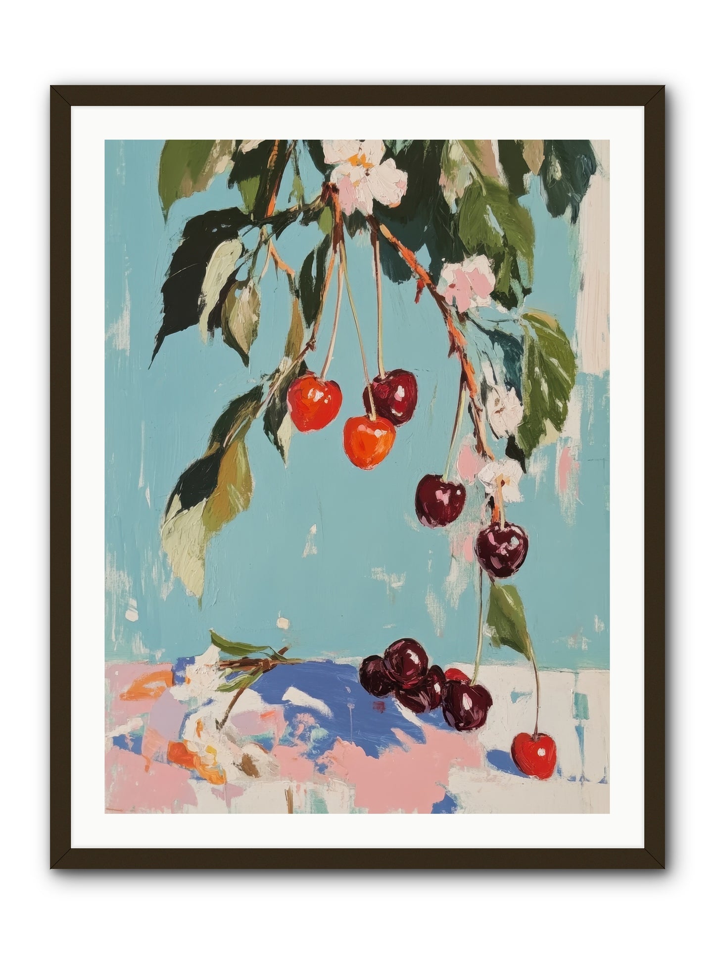 Cherry Jubilee -- Framed Print - Black 30x40